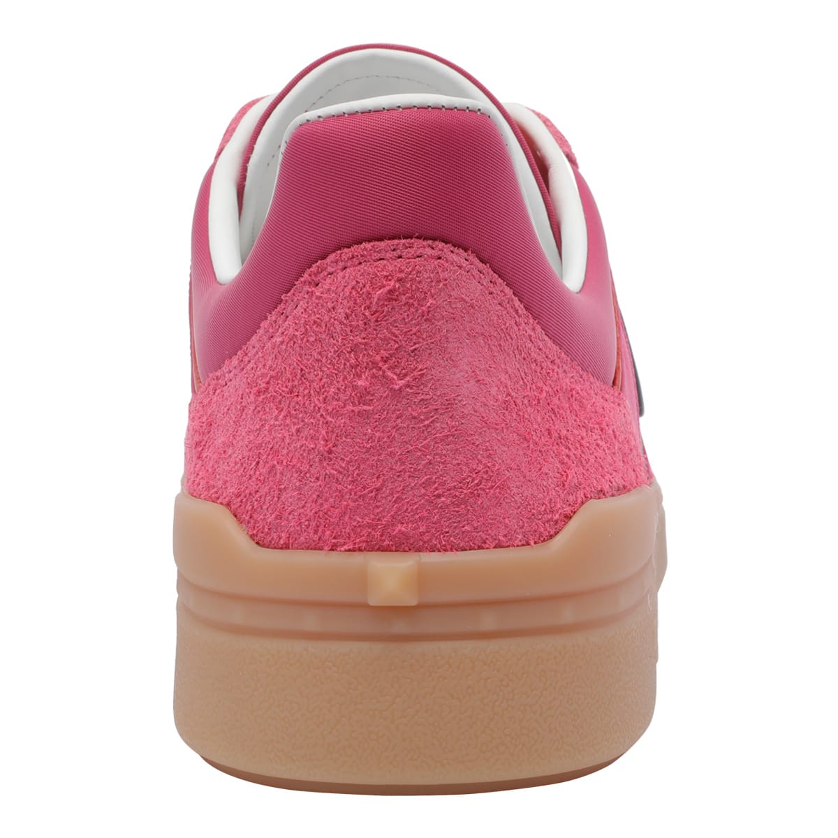 Valentino Lace-up Low-cut Casual Shoes In Pink