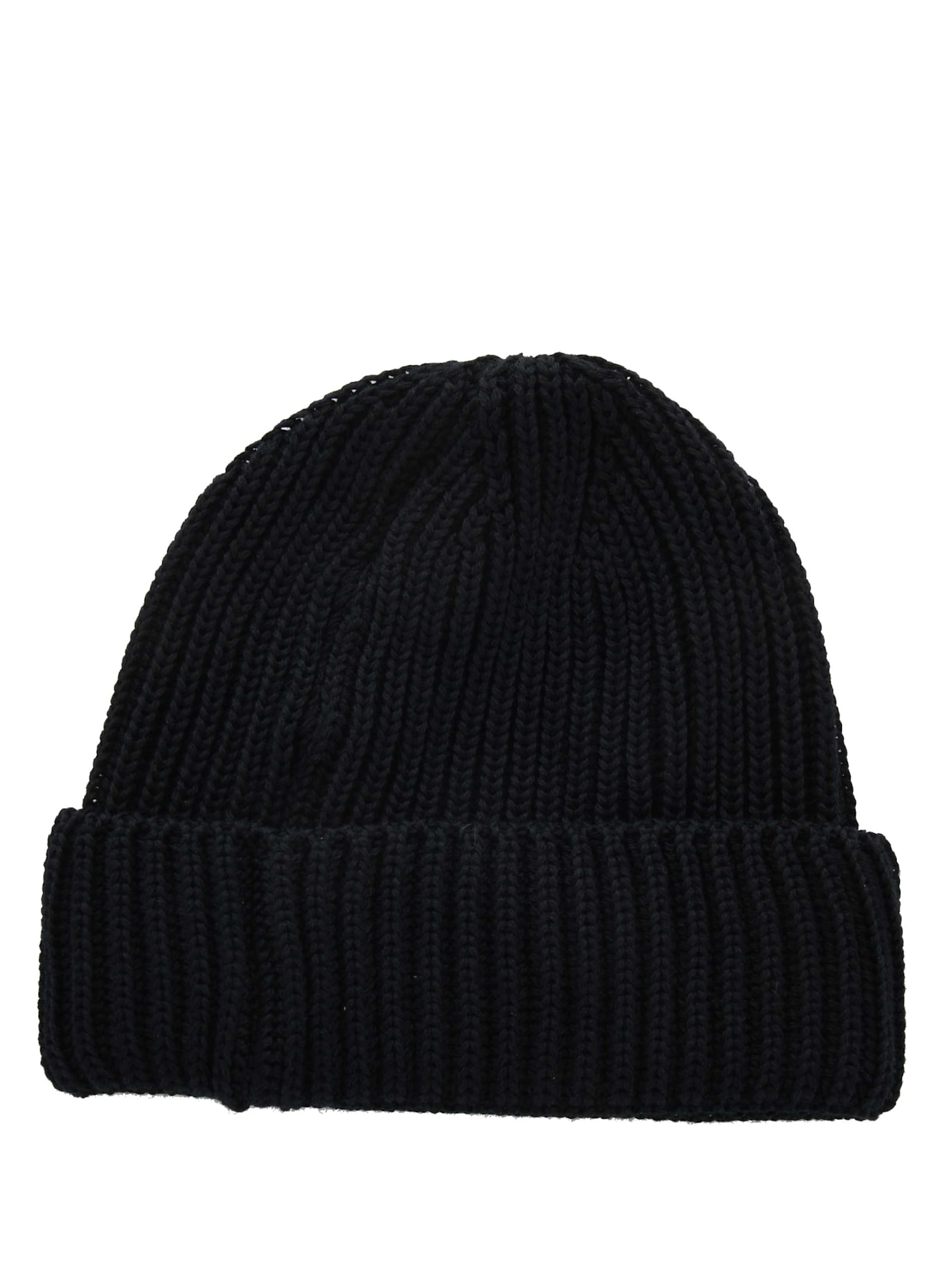 Emporio Armani Woolen Hat In Black