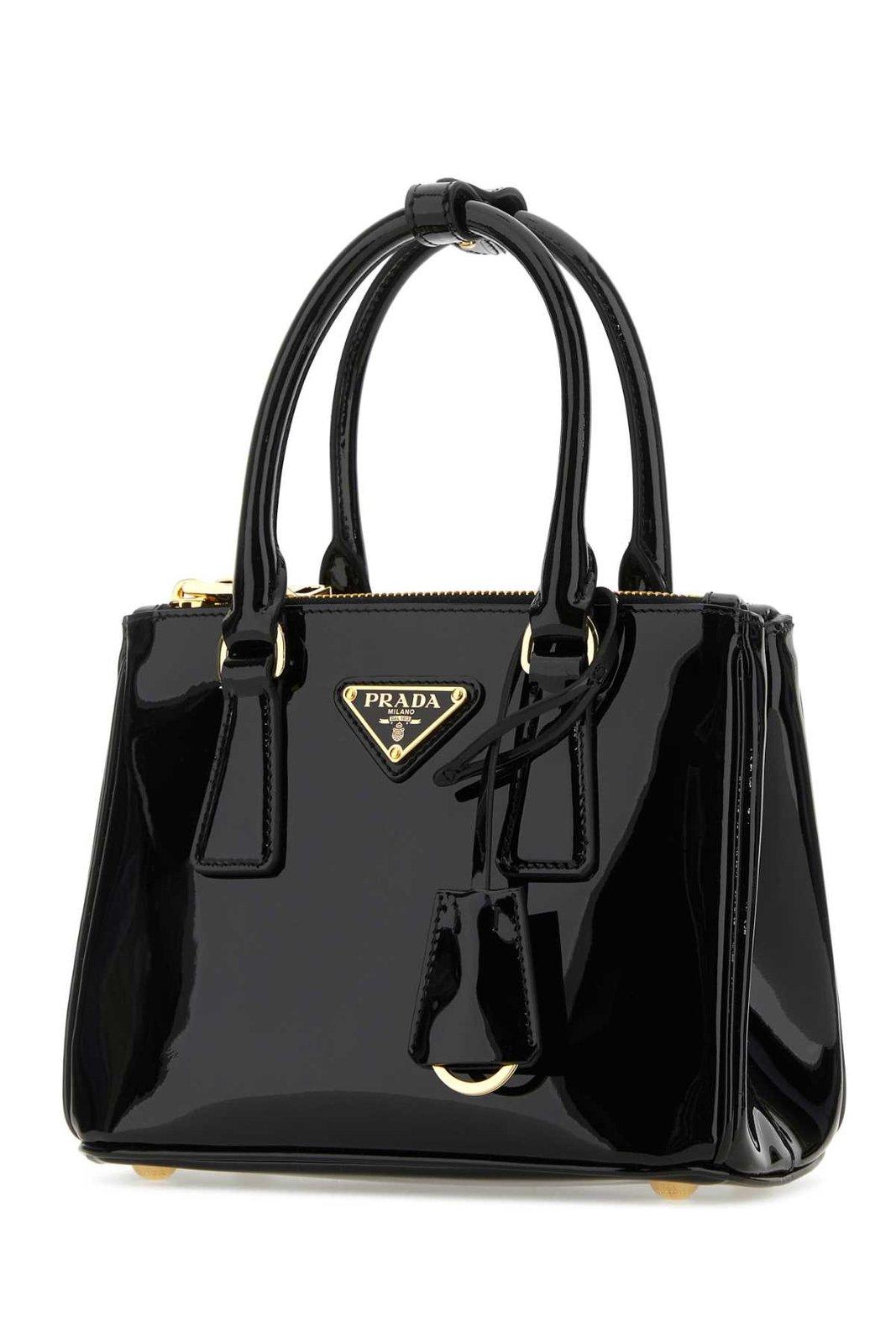 Shop Prada Galleria Handbag In Neror