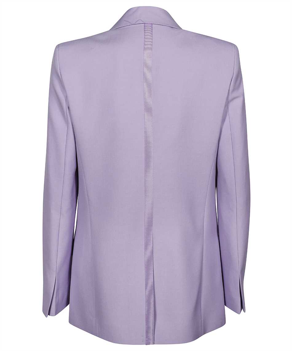 Karl Lagerfeld Double Breasted Blazer In Purple