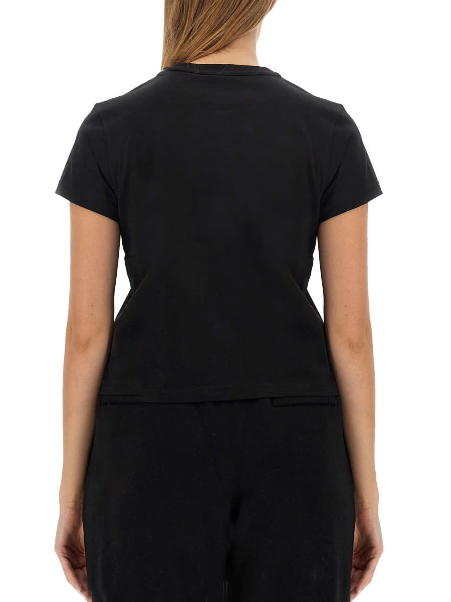Shop Alexander Wang T Essential Shrunk T-shirt In Black