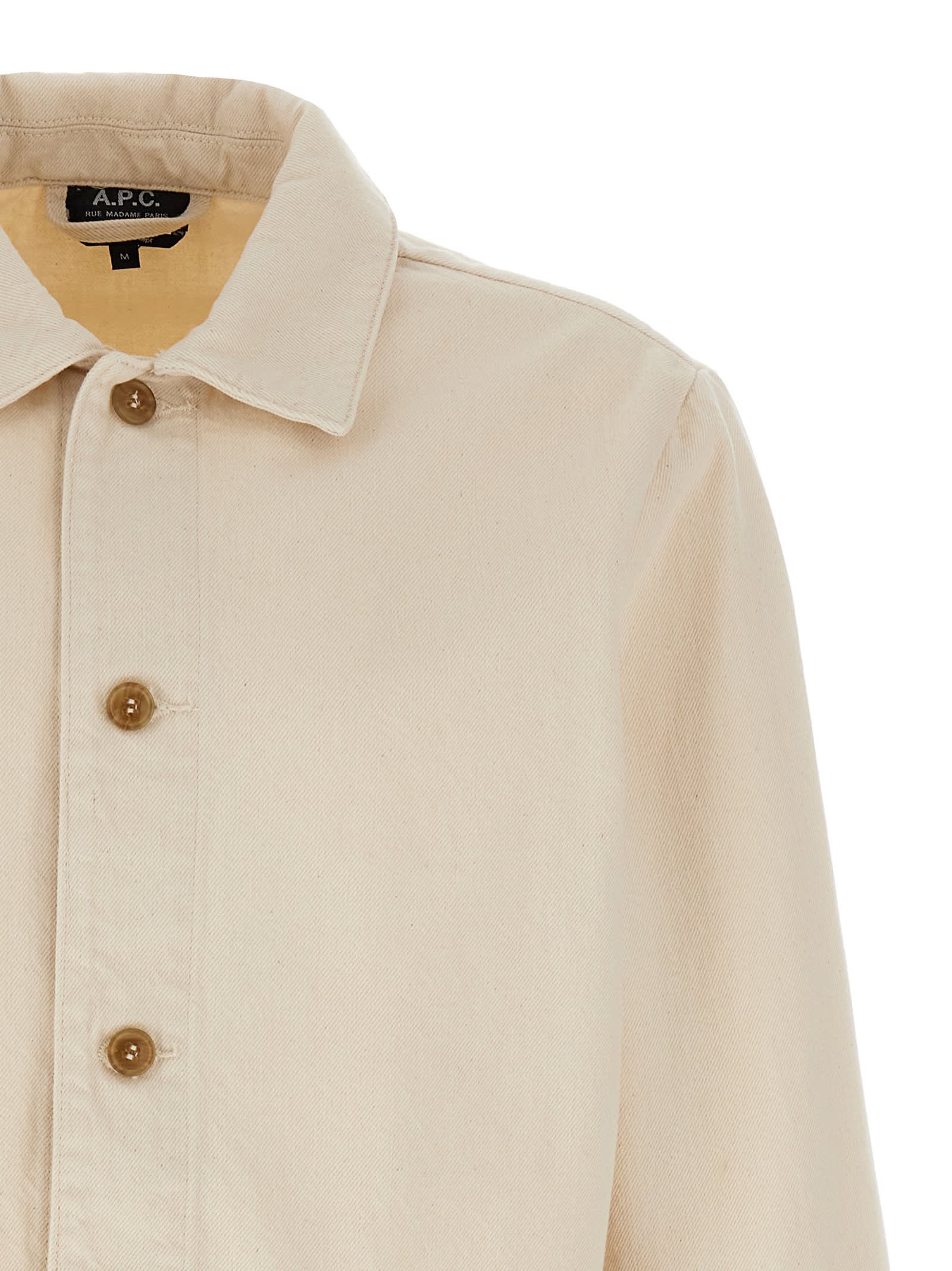 Apc A.p.c. 'kerlouan' Jacket In Beige
