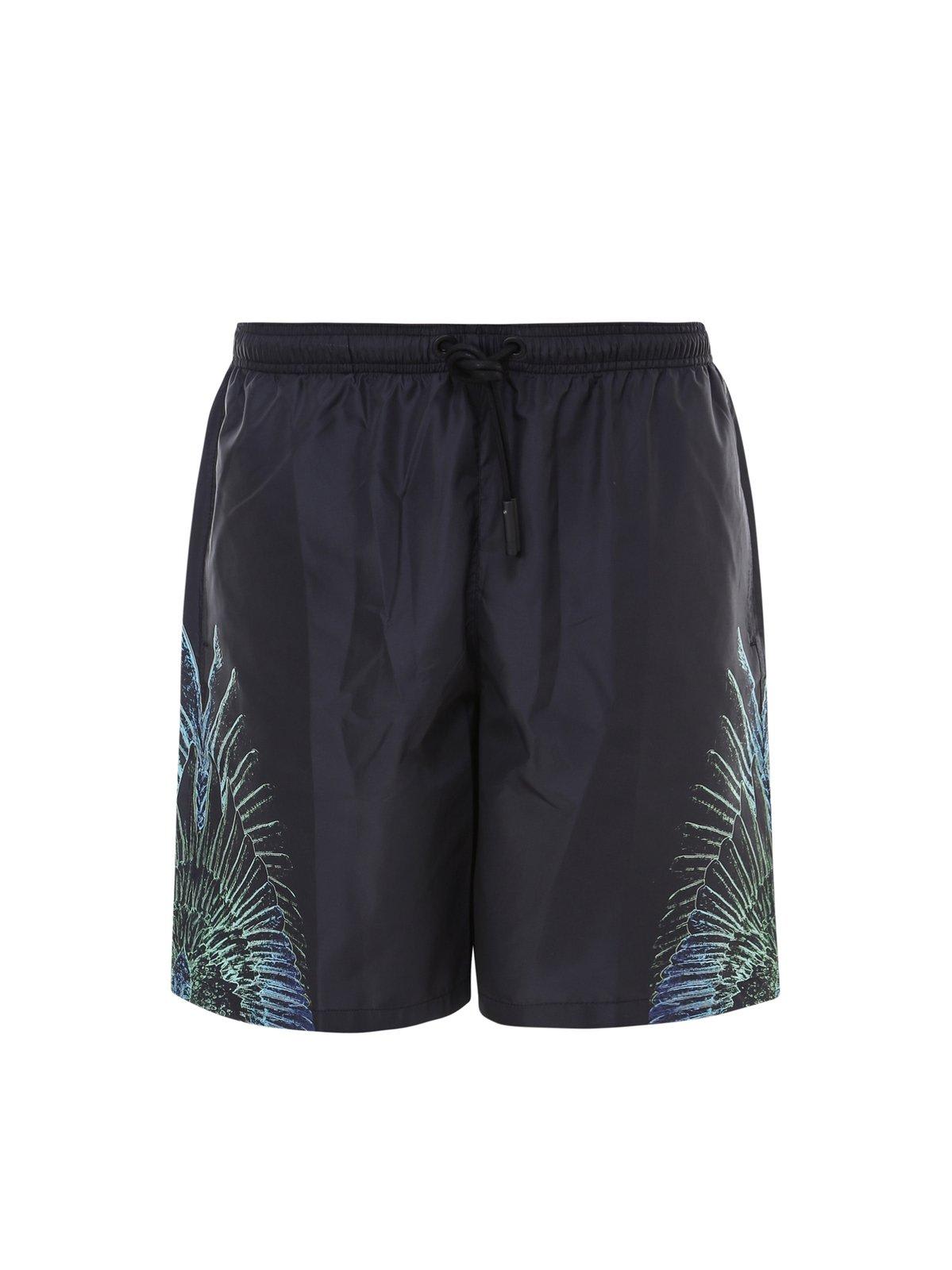 Marcelo Burlon wings print swim shorts