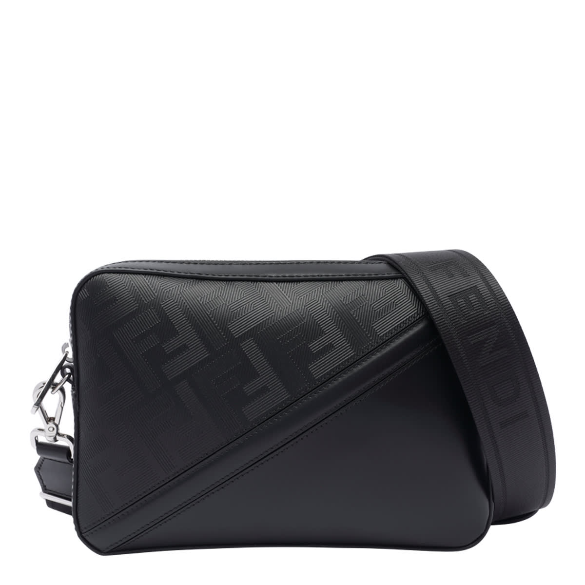 Shop Fendi Camera Case  Diagonal In Black