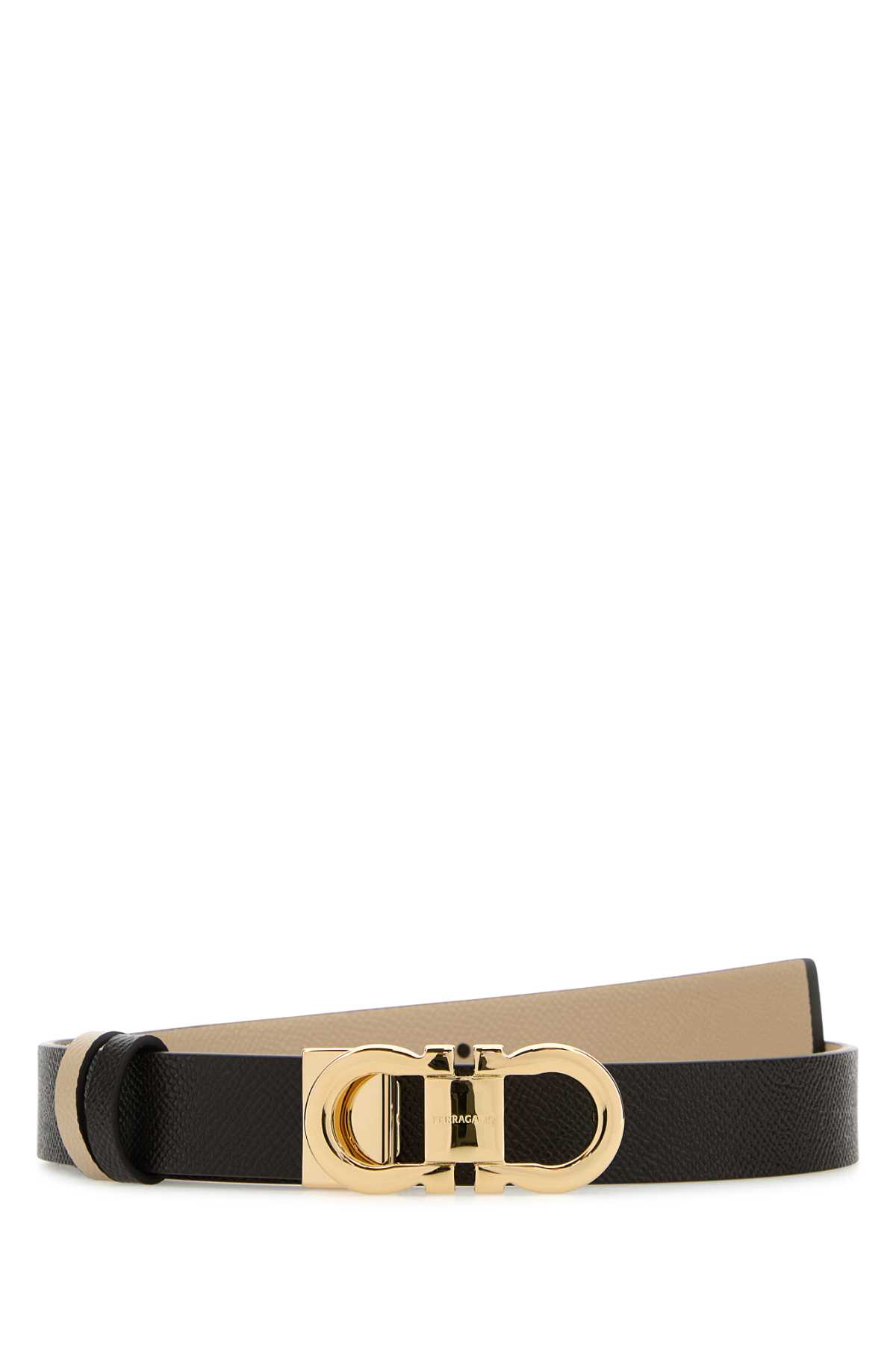 Brown Leather Reversible Belt
