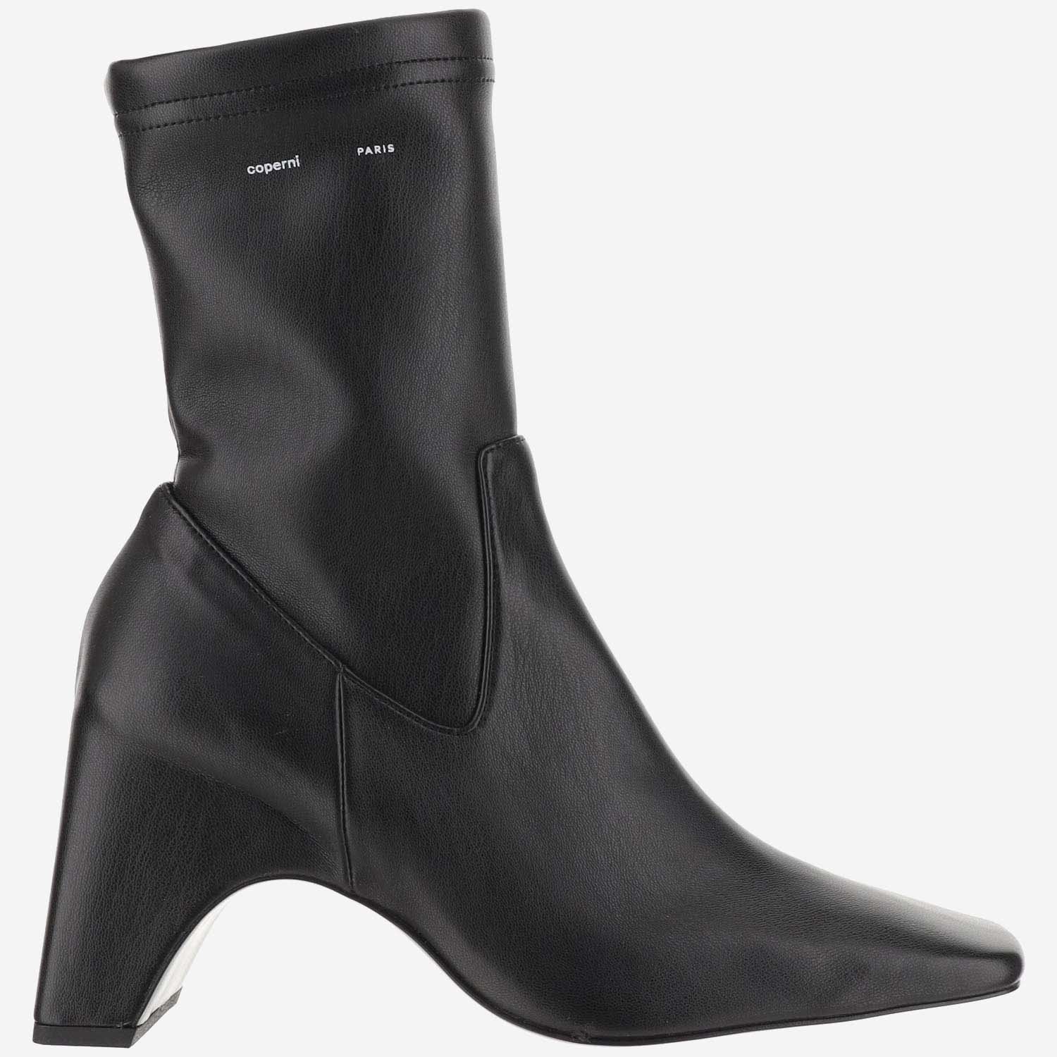 Shop Coperni Low Bridge Boots In Black