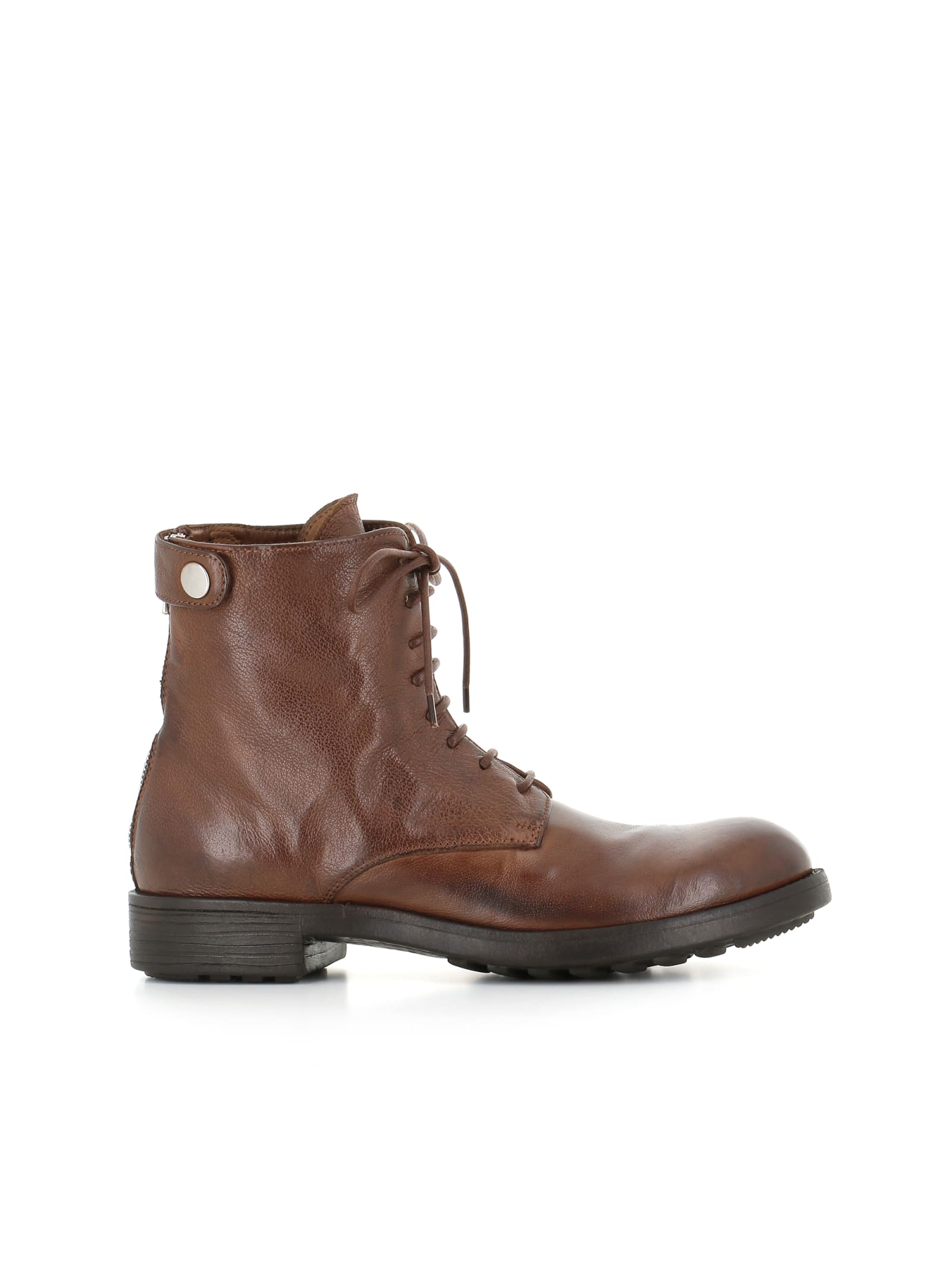 Officine Creative Lace-up Boots Sergeant/103 In Cigar