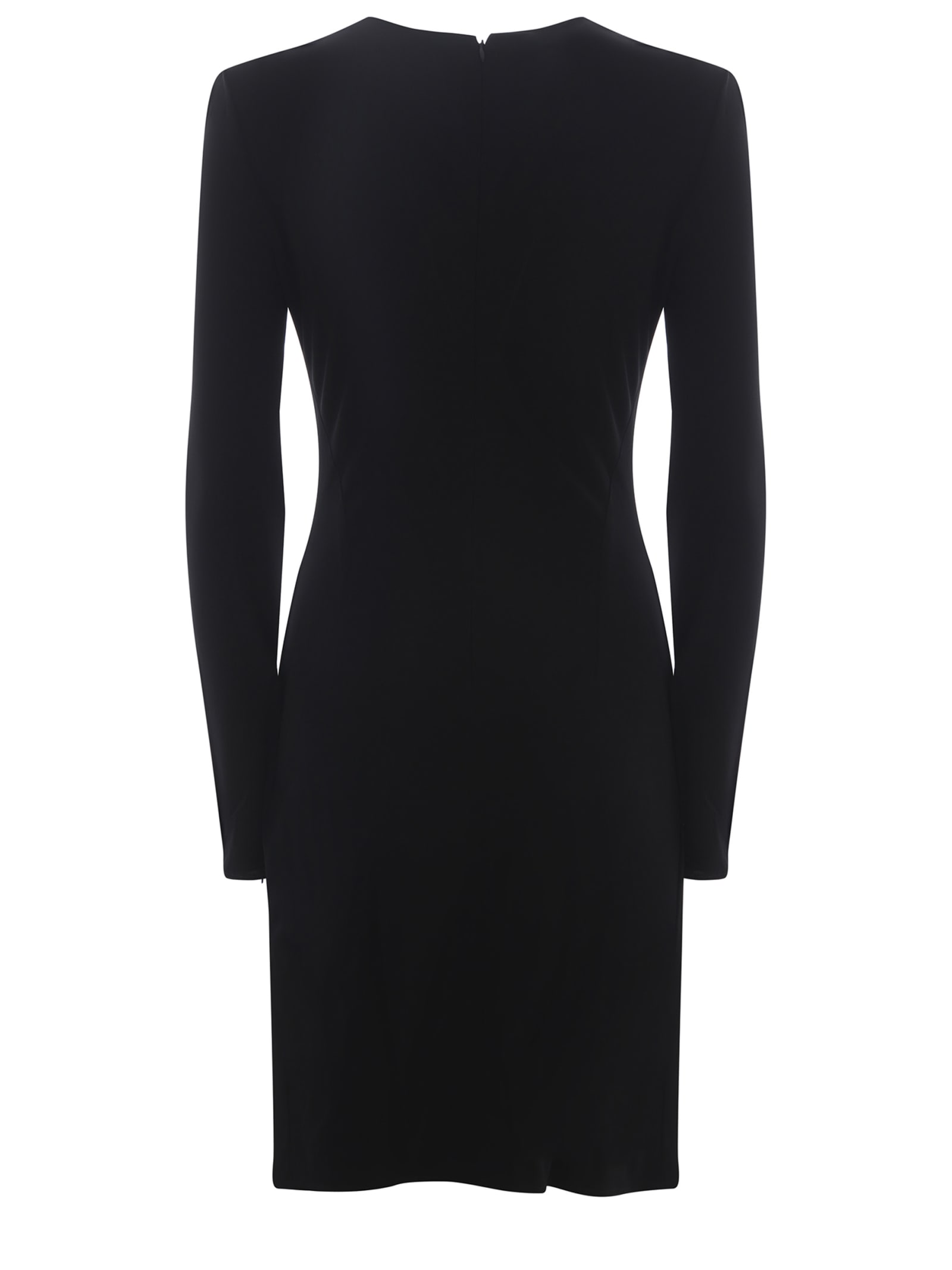 Shop Dsquared2 Dress  D2 Made Of Viscose In Black