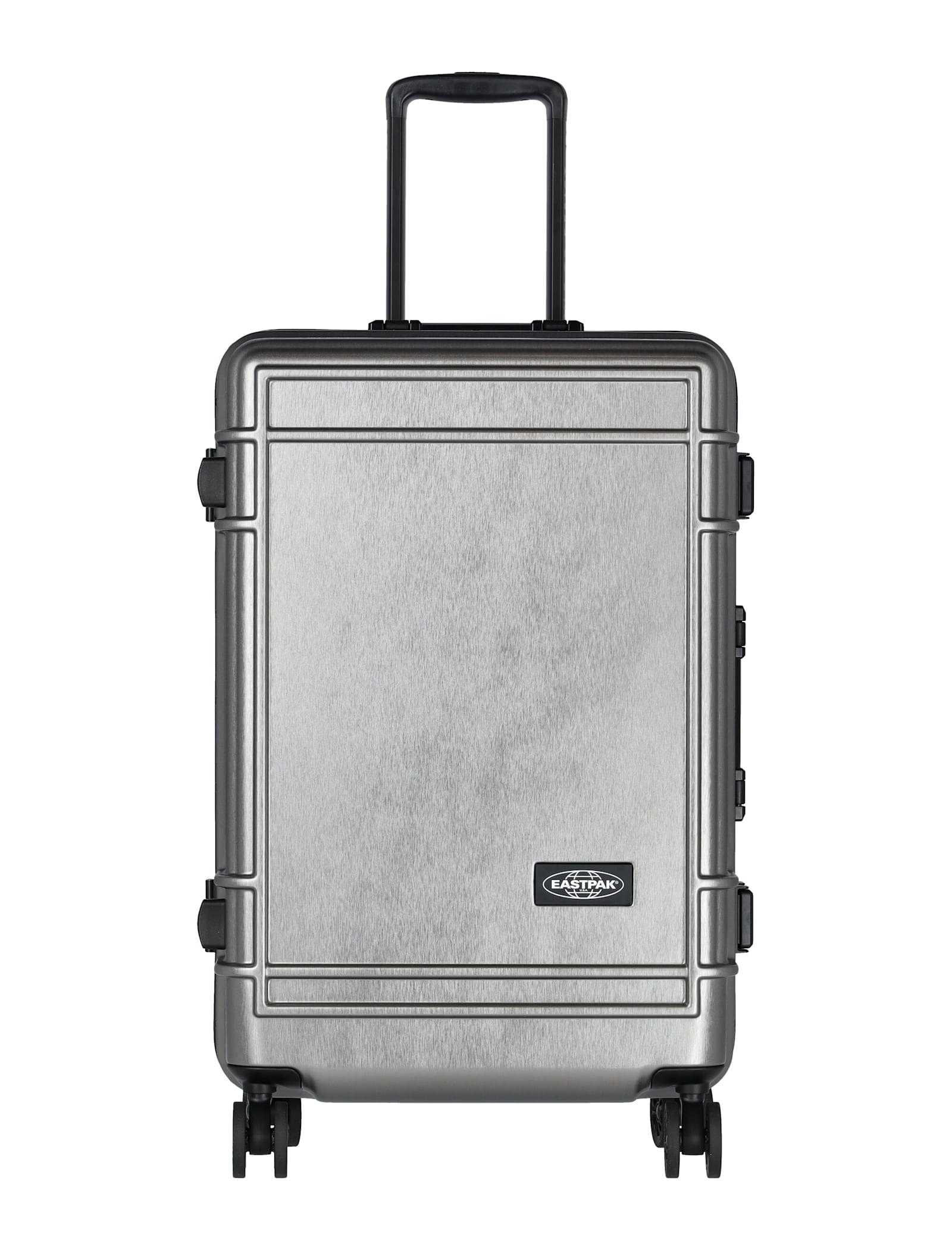 Shop Eastpak Resistr Case M In Brushed Metal