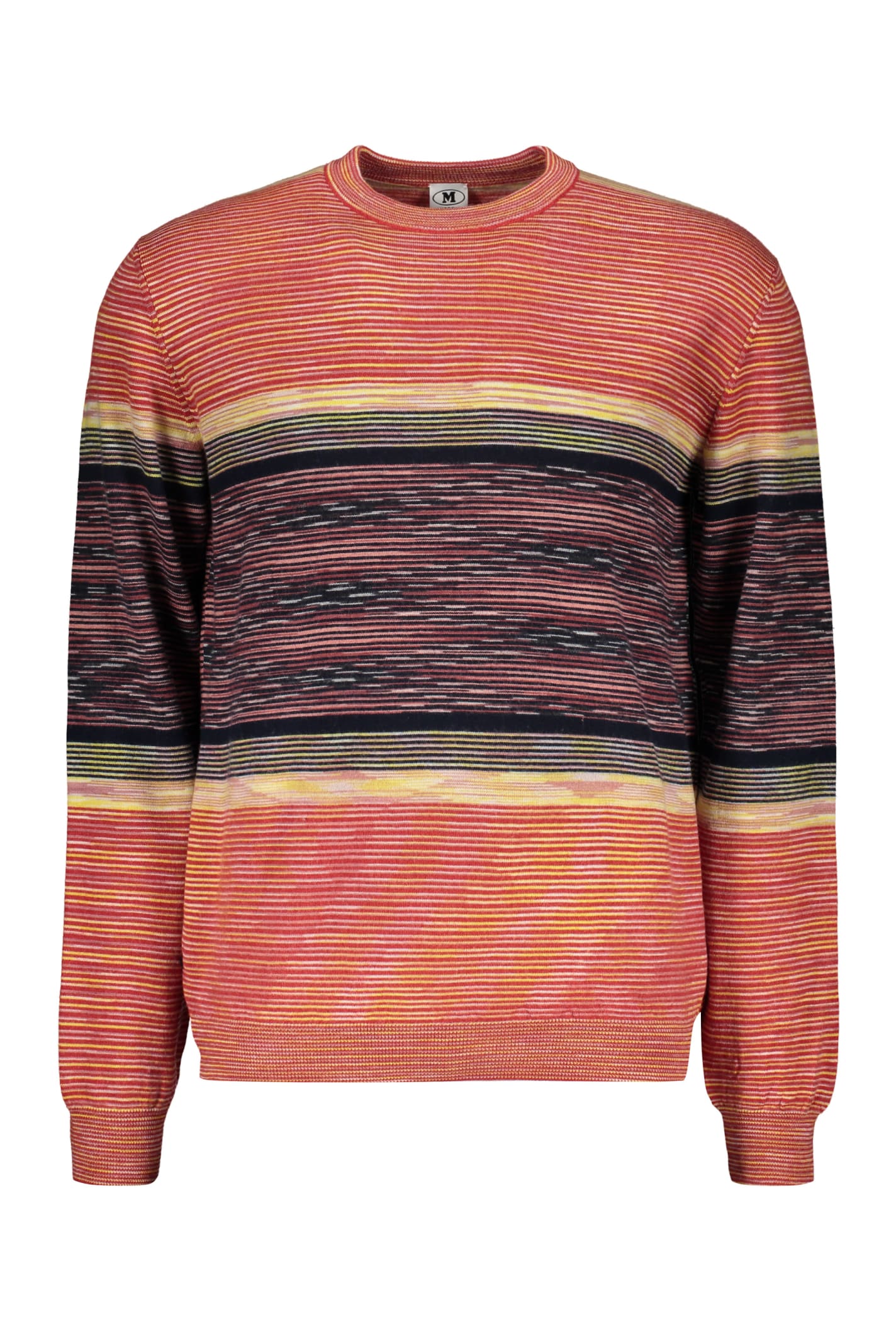 Shop Missoni Crew-neck Wool Sweater In Red