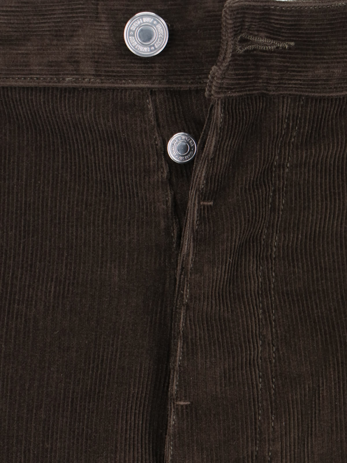 Ami Alexandre Mattiussi Ami Paris Trousers In Brown
