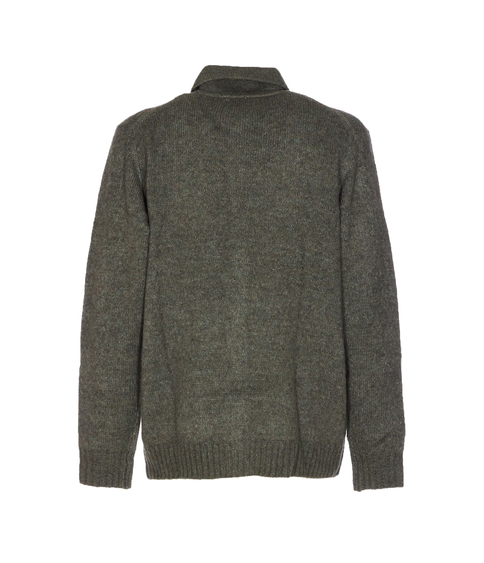 Nn07 Green Viggo Cardigan Frontal Buttons Closure In Green