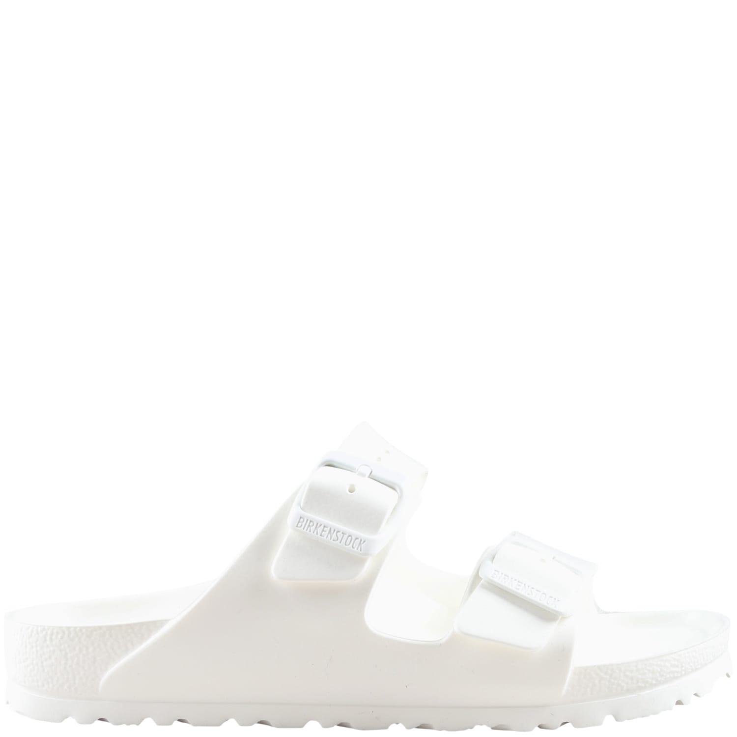 Shop Birkenstock White Sandals Arizona Eva For Kids With Logo