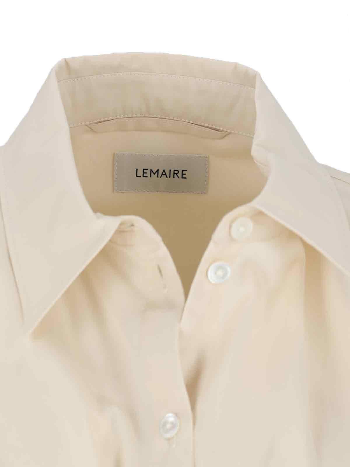 【送料&関税込】Lemaire Chemisier Midi Dress Lemaire Chemisier Midi Dress In Ivory | ModeSens