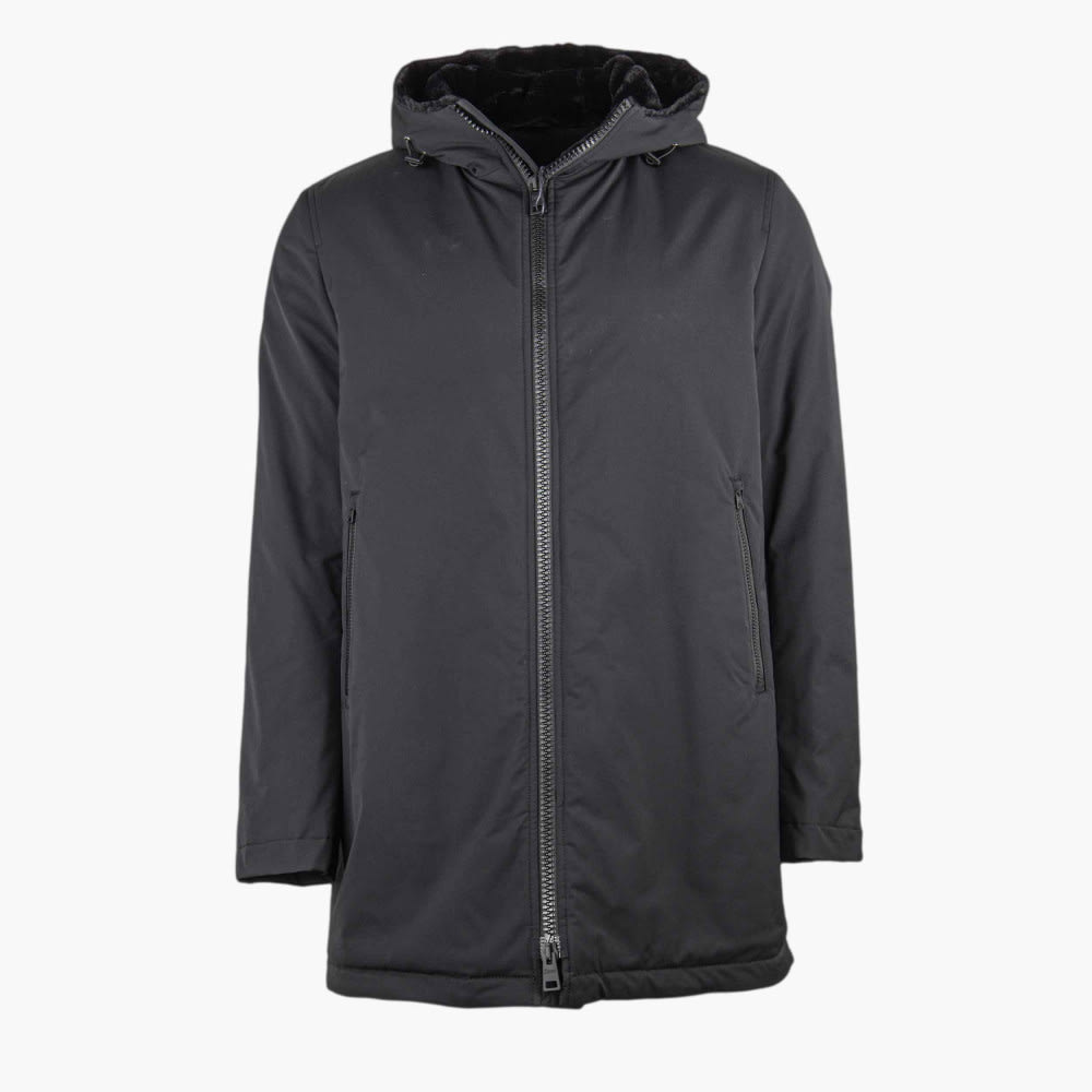 Shop Herno Parka Keystone In Nero