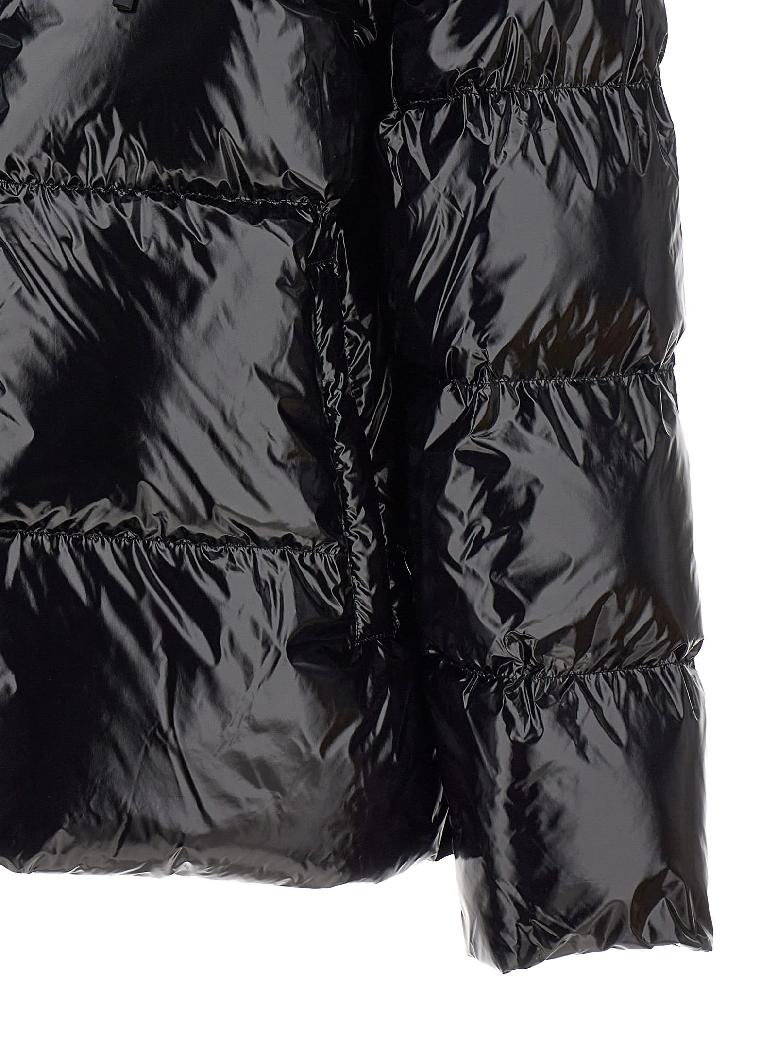 Shop Pinko Indice Down Jacket In Black