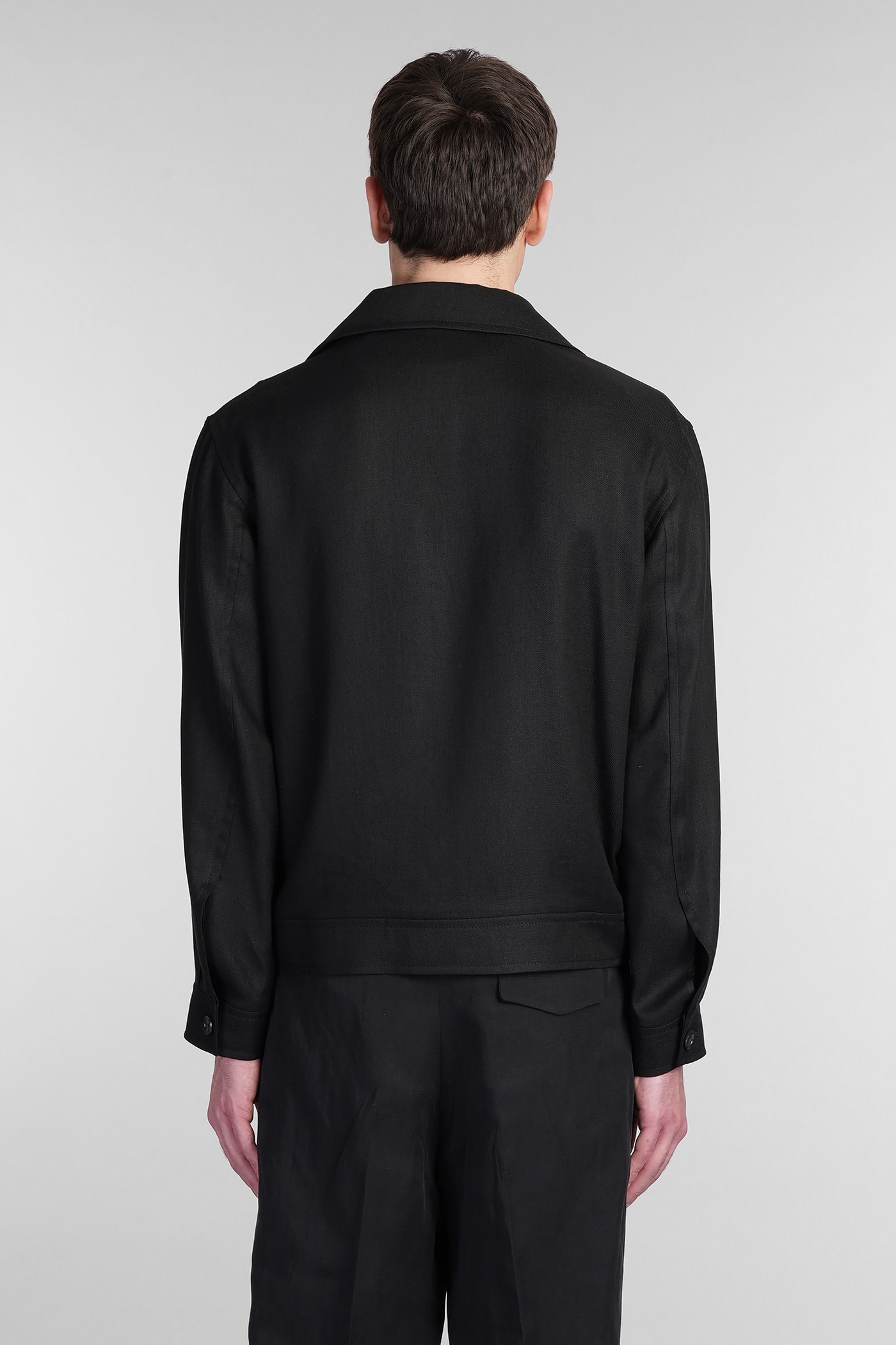 Tagliatore Amir Casual Jacket In Animal Print