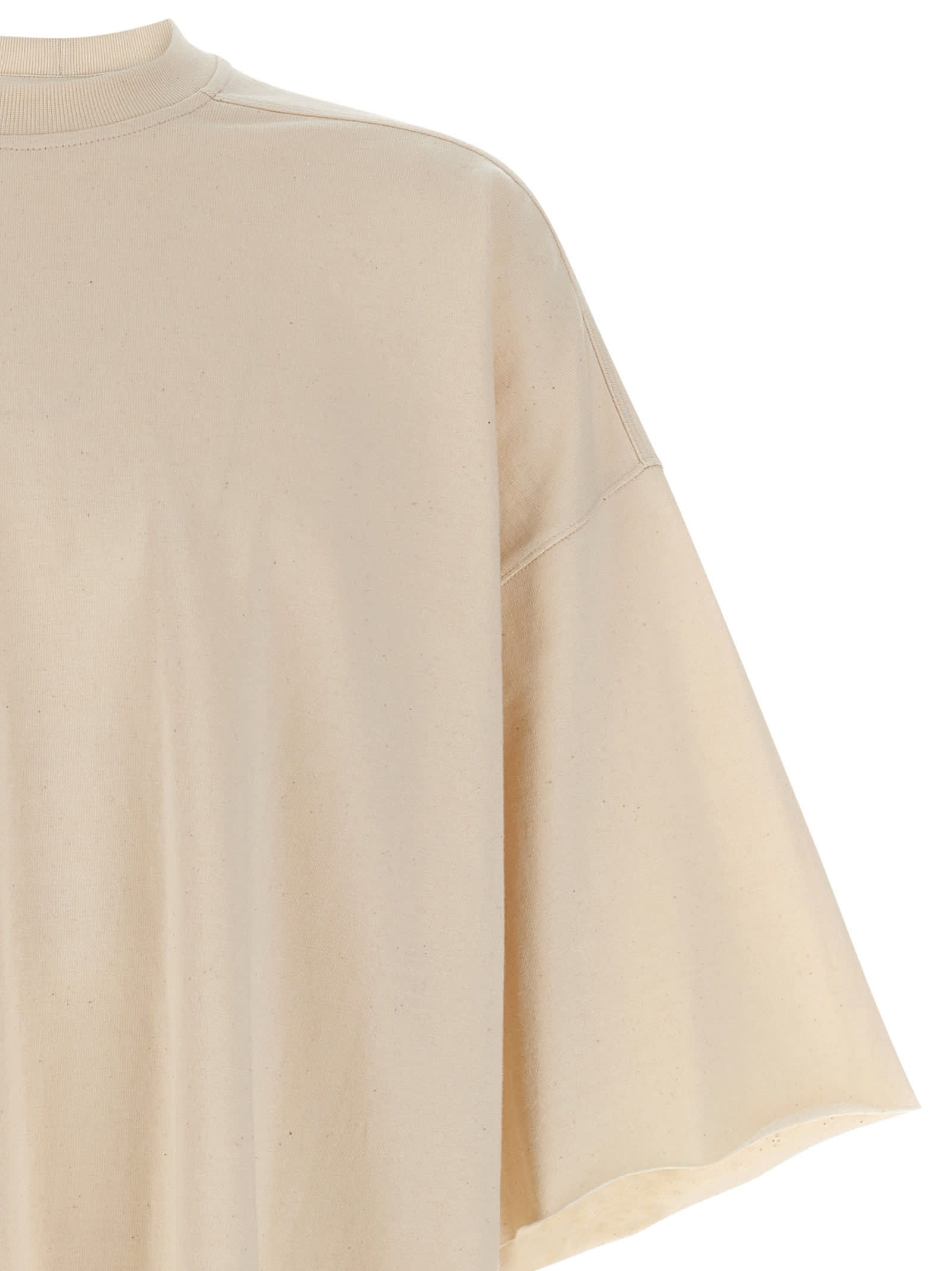 Rick Owens Tommy Cotton T-shirt In Neutral