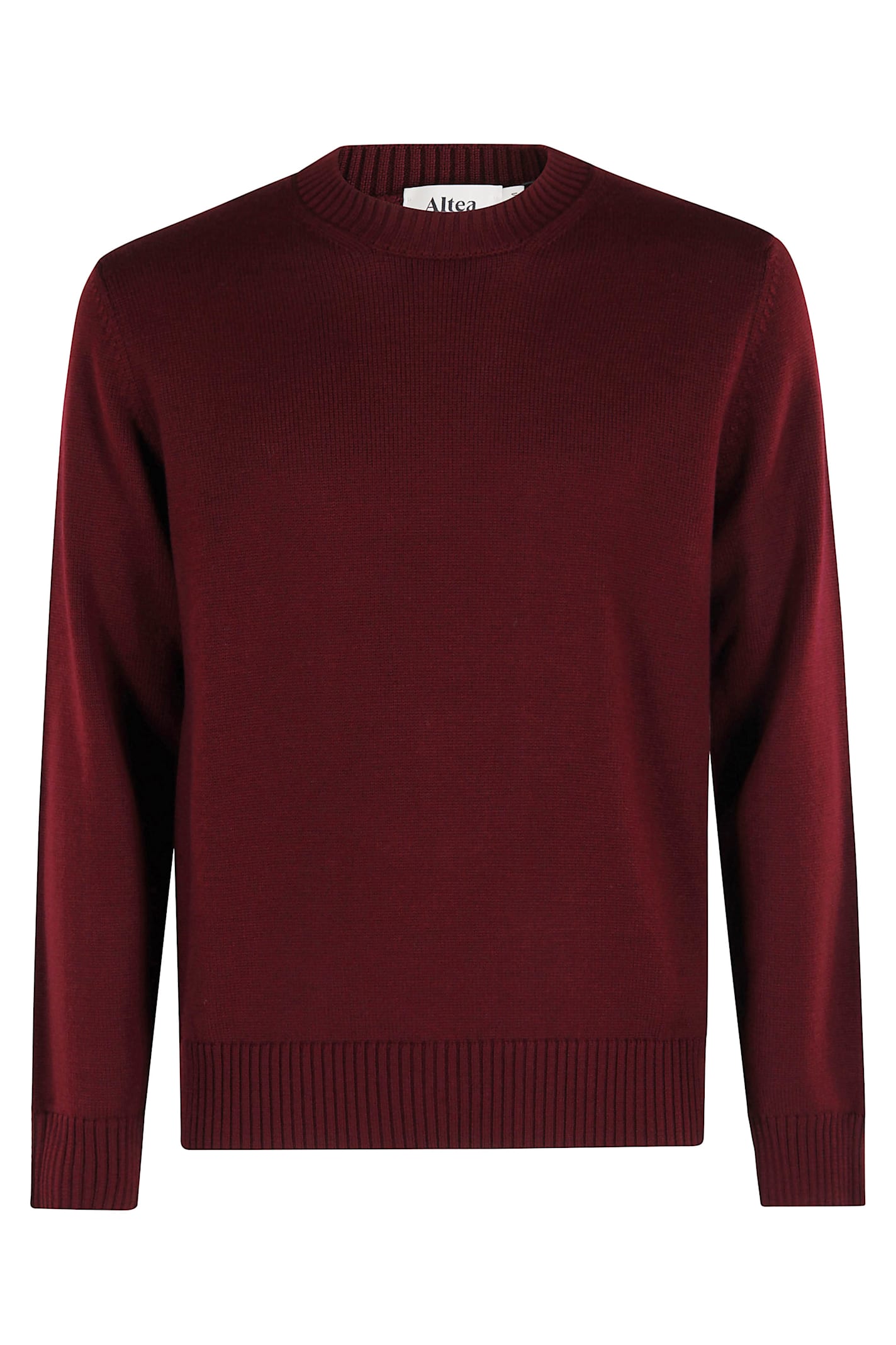 Altea Maglia Girocollo Merino In Burgundy