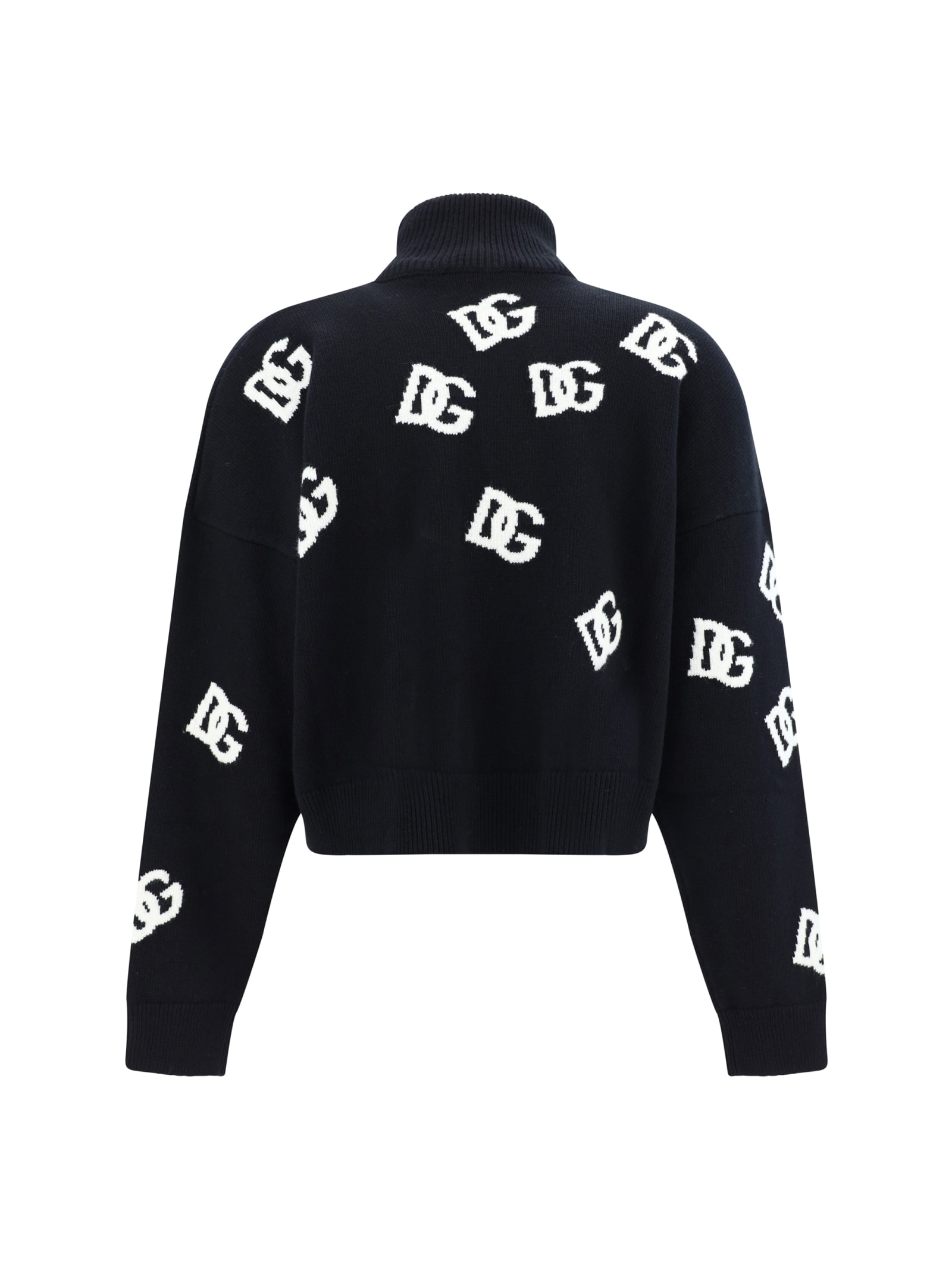 Shop Dolce & Gabbana Sweater In Nero/bianco