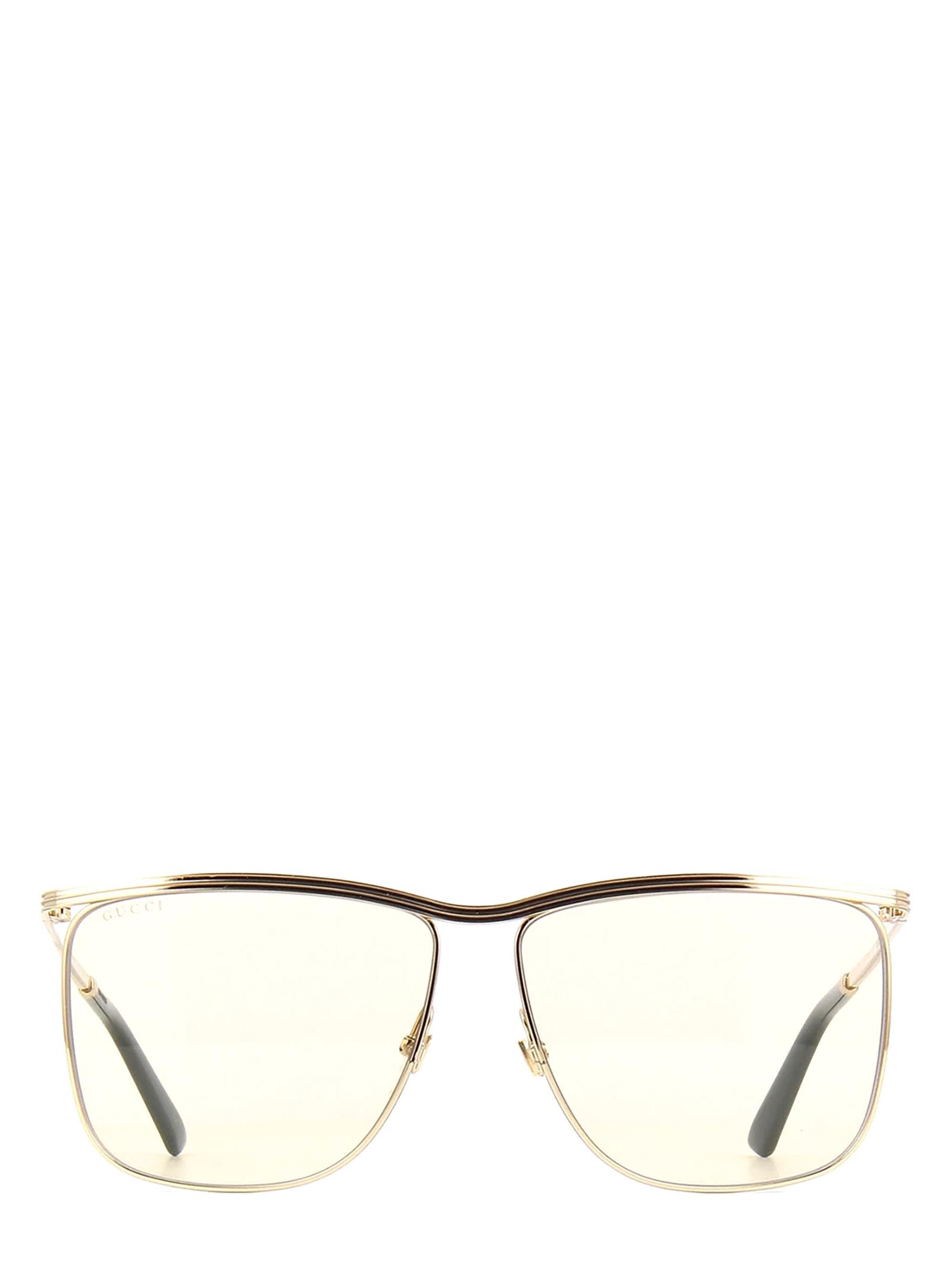 Gucci Gg0821s Gold Sunglasses