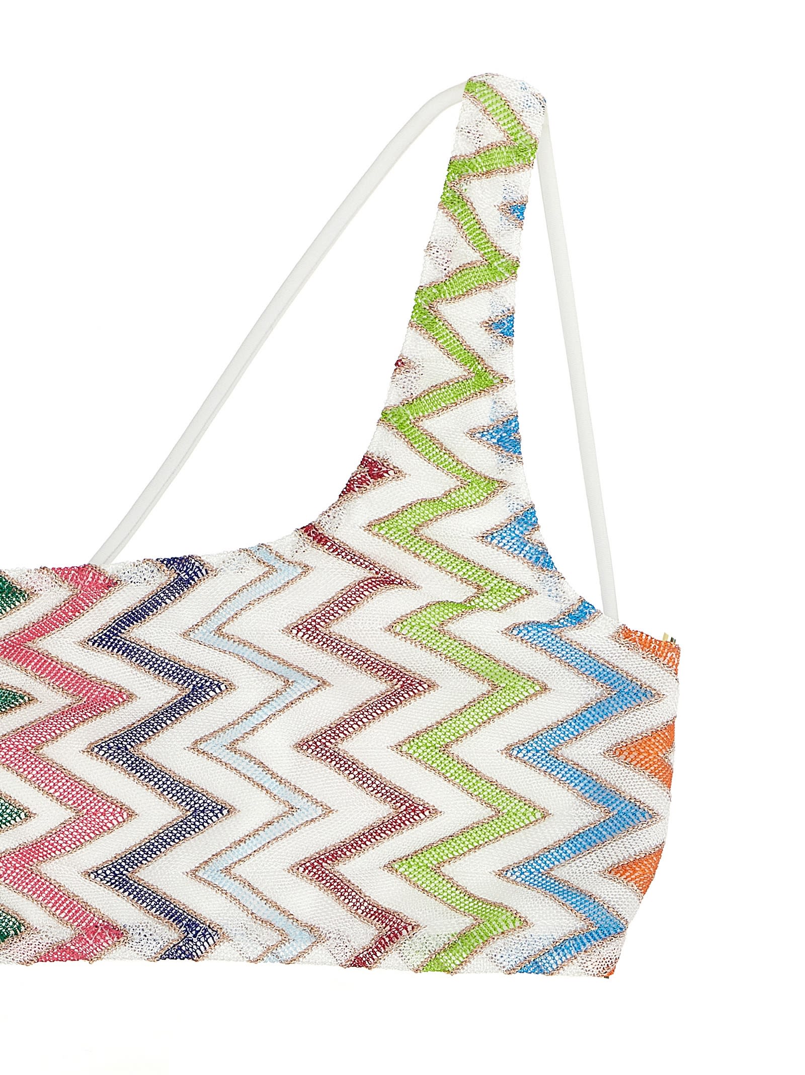 Missoni Zigzag Pattern Bikini Beachwear Multicolor In Multi