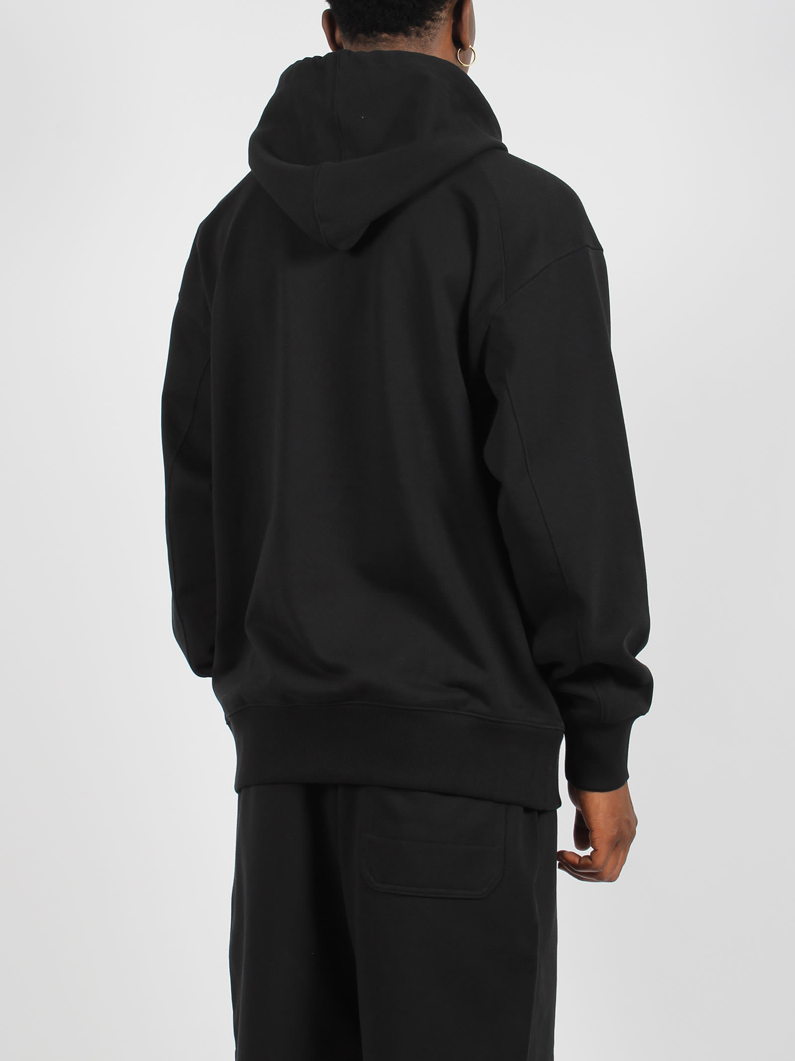 Shop Y-3 French Terry Hoodie In Black