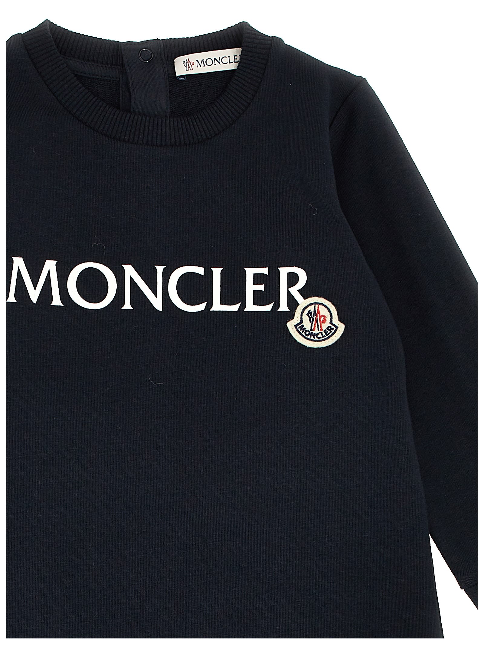 Moncler Logo Print Bib