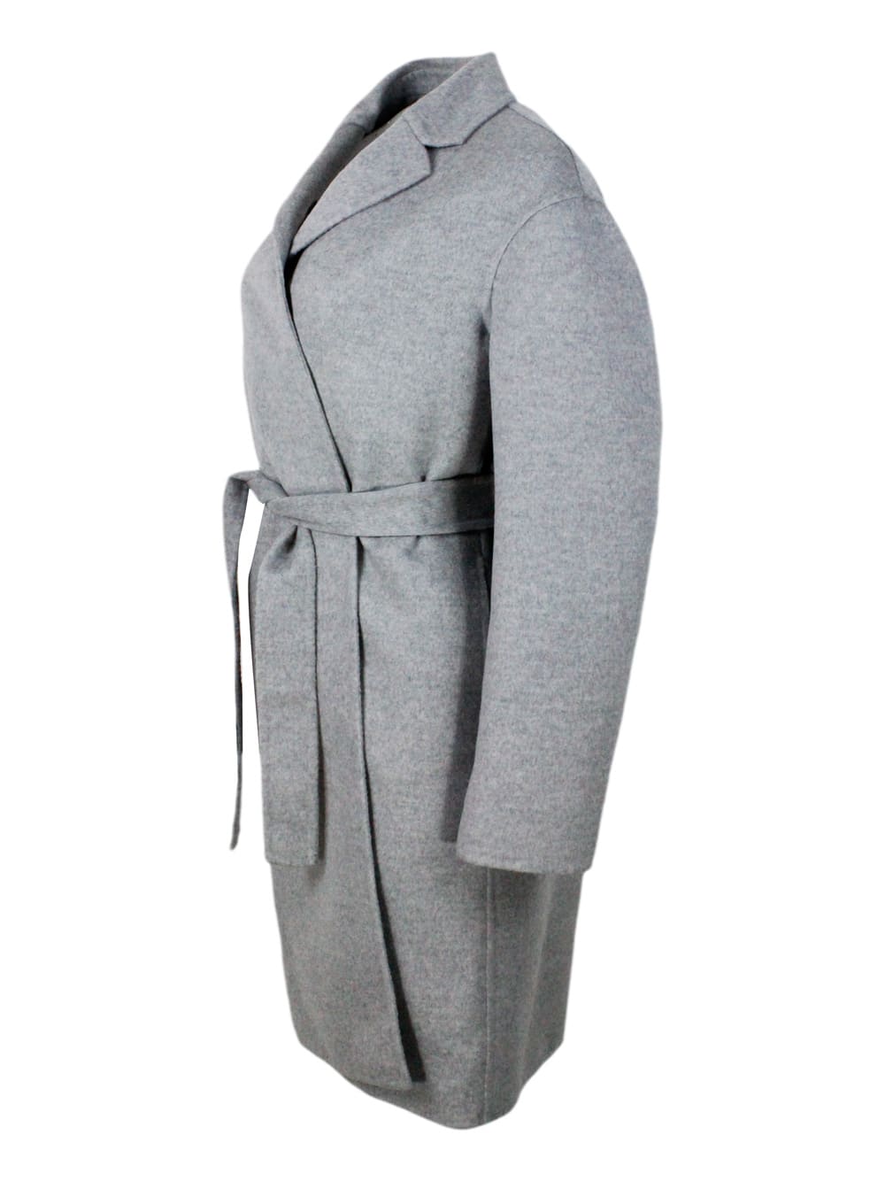 Shop Fabiana Filippi Coat In Grey