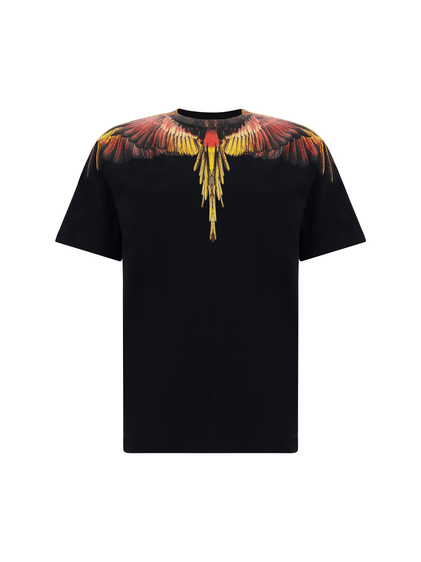 Shop Marcelo Burlon County Of Milan Icon Wings T-shirt In Black/red