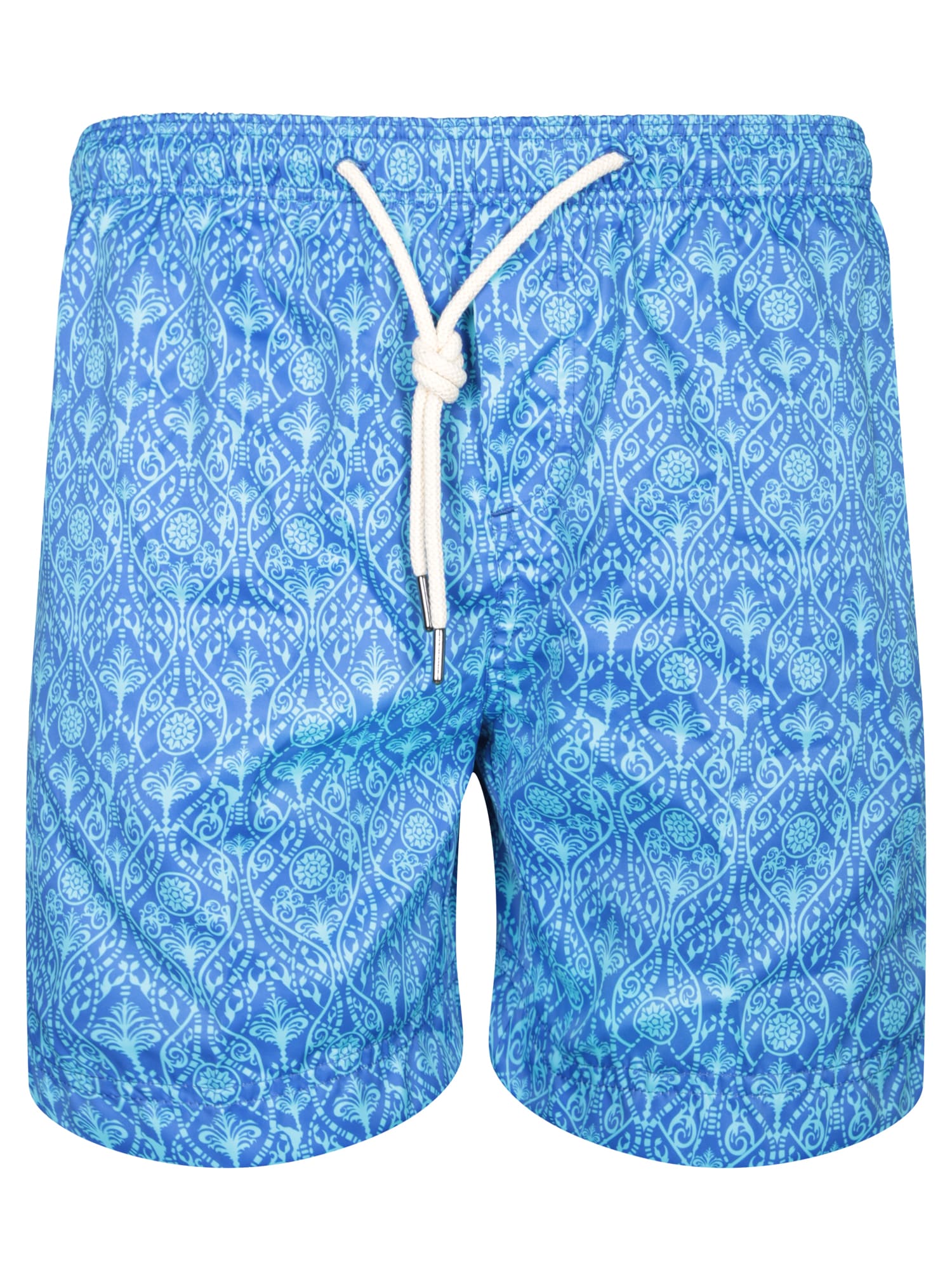 Light Blue Boxer Swim Shorts