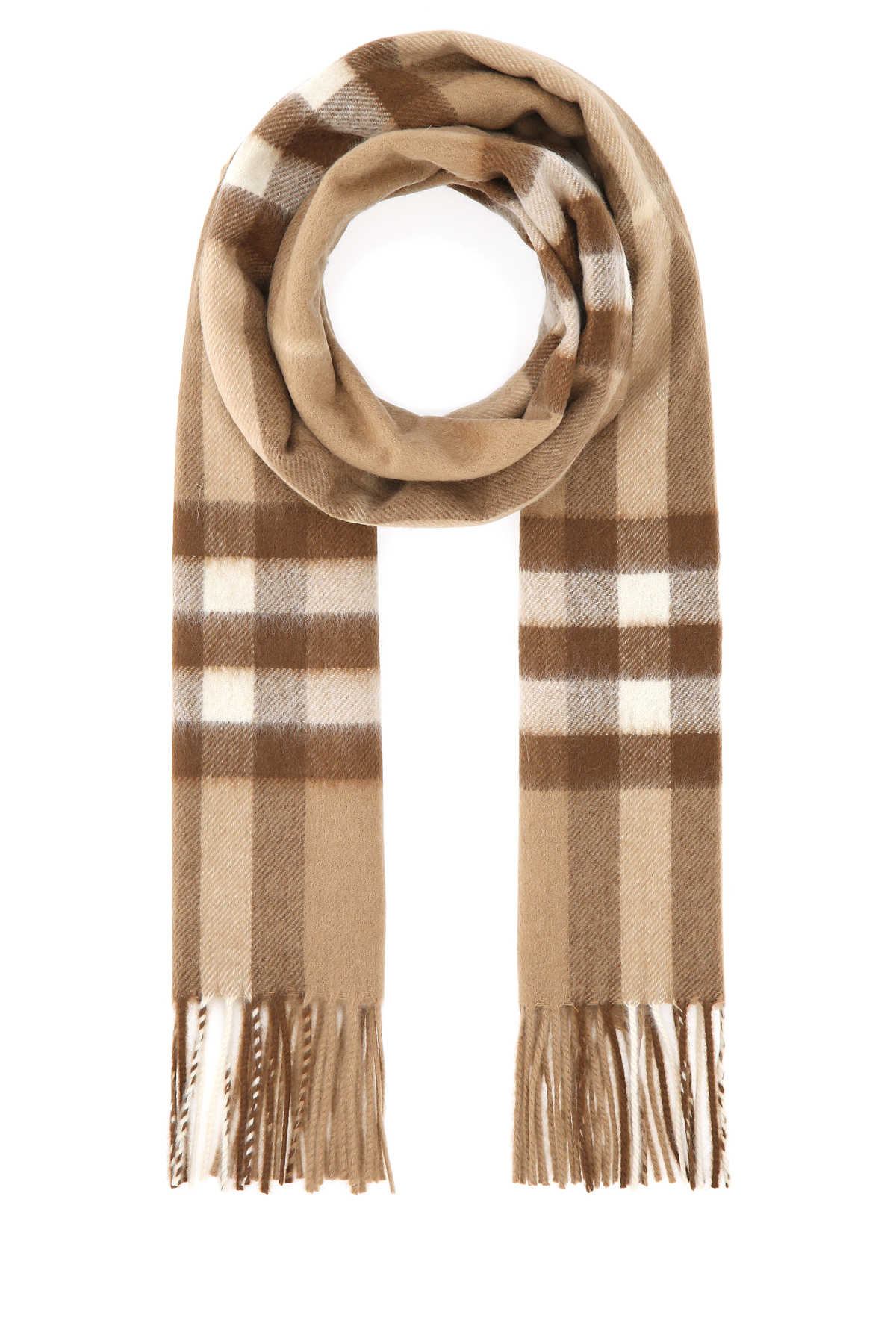 Shop Burberry Embroidered Cashmere Scarf In A1353