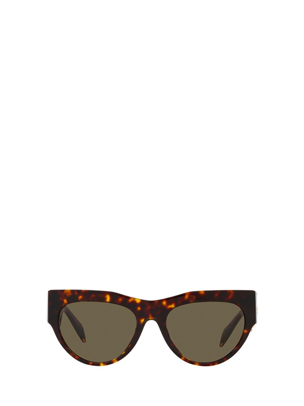 VERSACE ROUND FRAME SUNGLASSES 