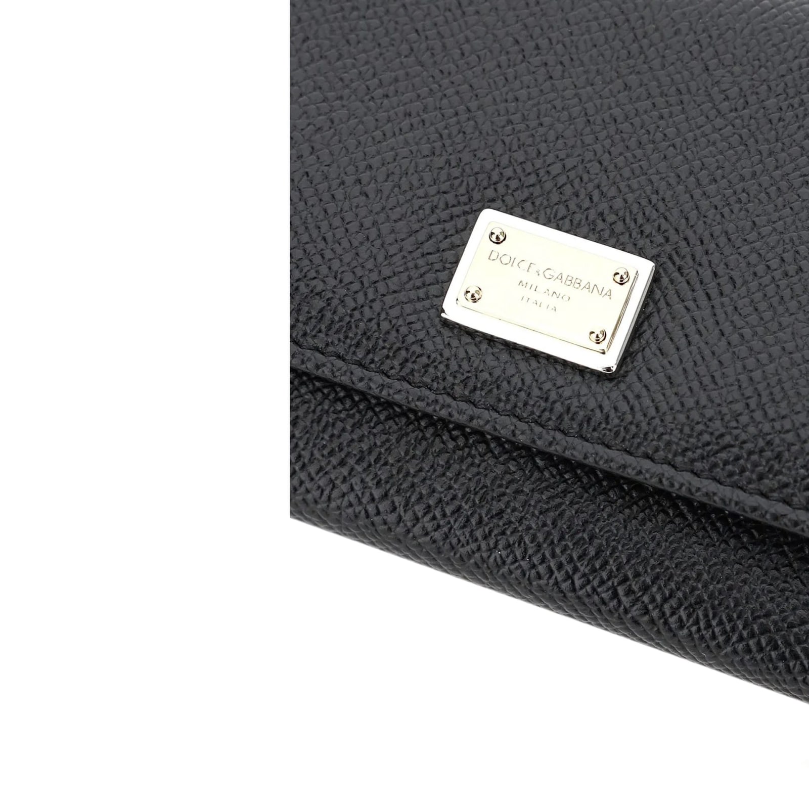 Shop Dolce & Gabbana Leather Wallet In Black