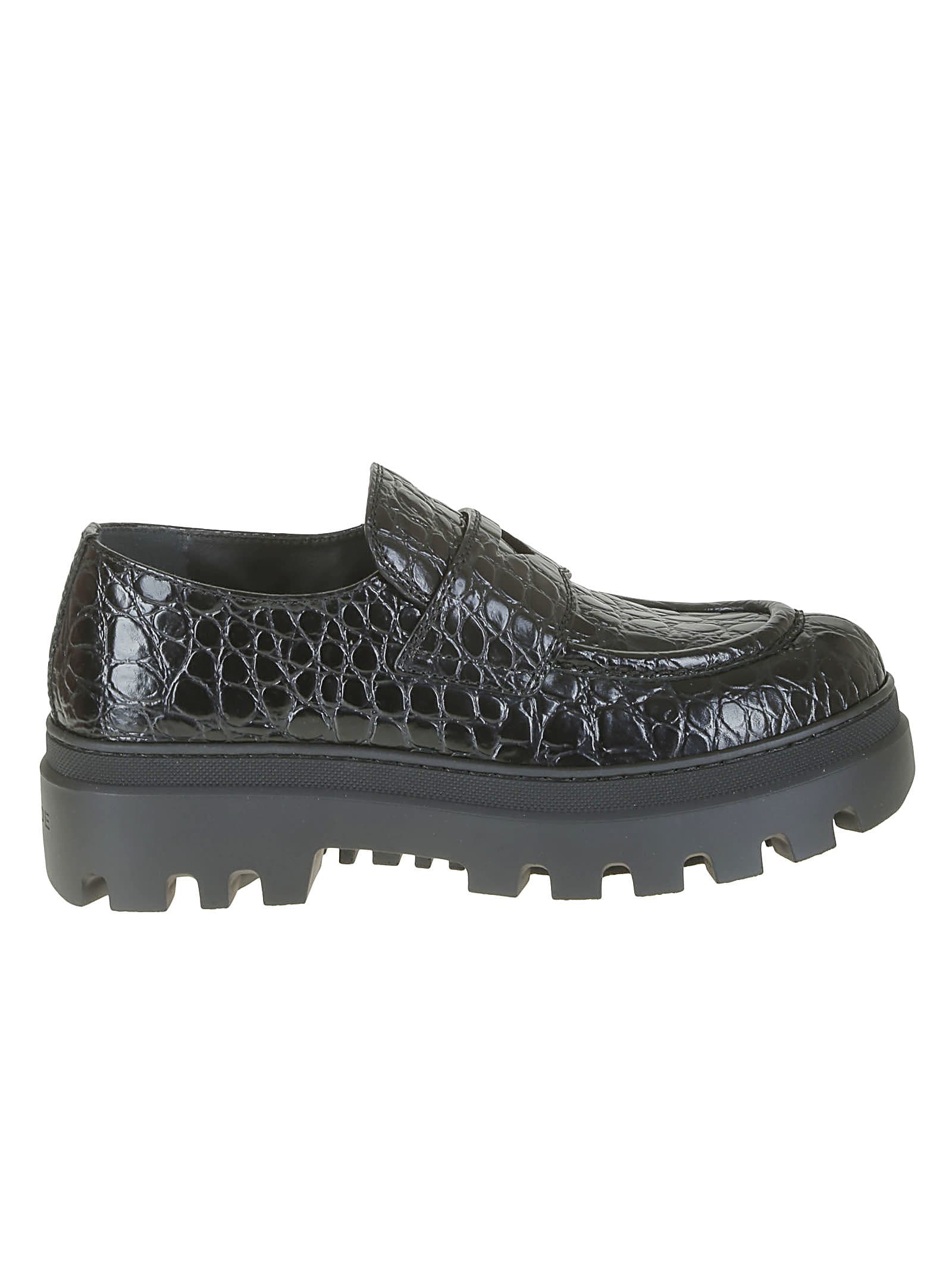 Car Shoe Loafer  In Black