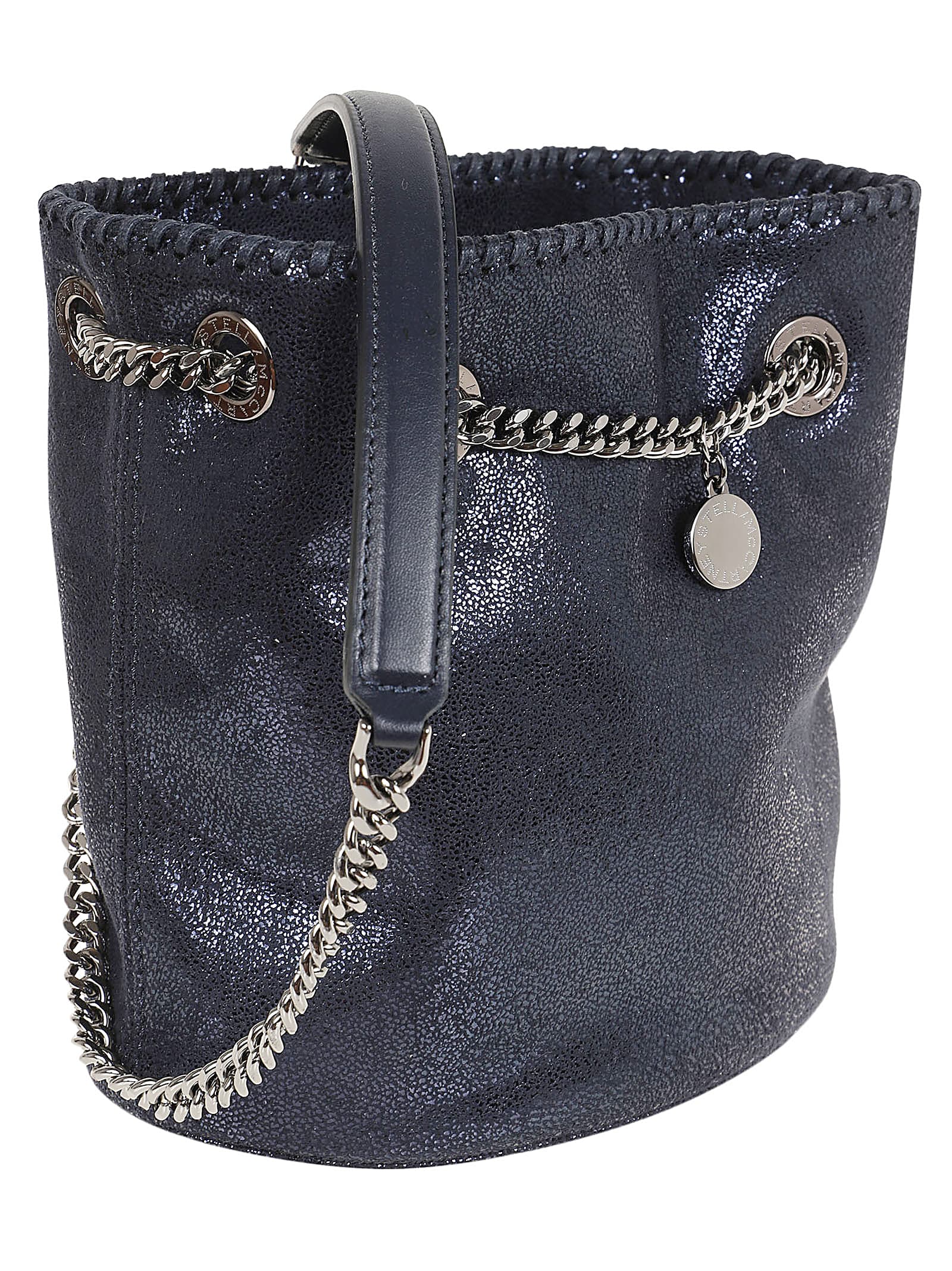 STELLA MCCARTNEY SHOULDER BAG ECO SHINY DOTTED CHAMOIS 