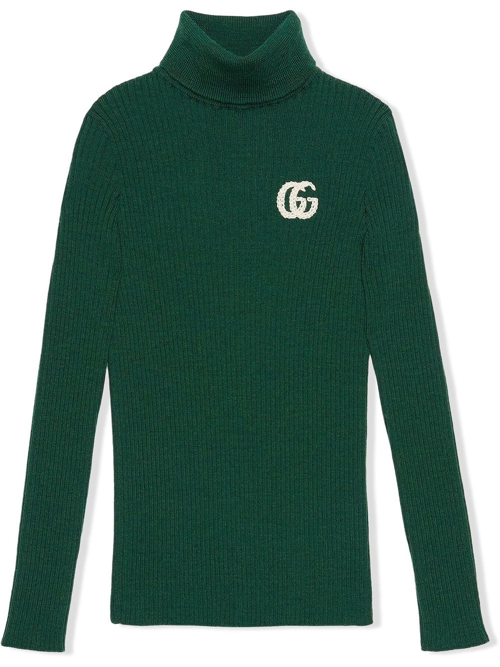 Gucci Childrens Wool Polo Neck With Gg