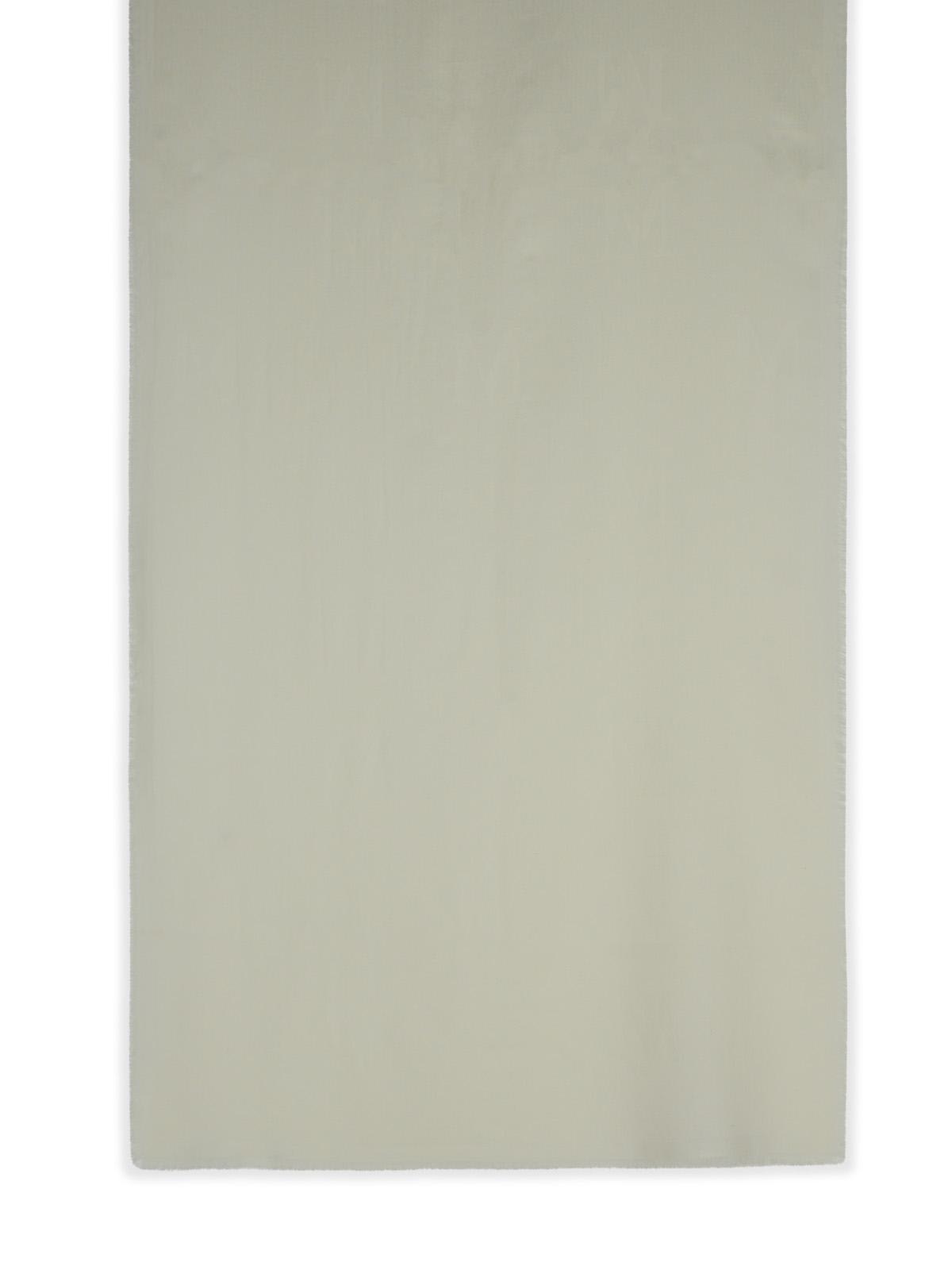Max Mara Curvone Ivory Wool Blend Scarf In Ivory