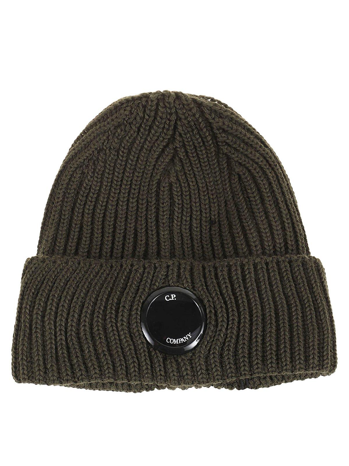 C. P. Company Lens Detailed Turn-up Hem Beanie