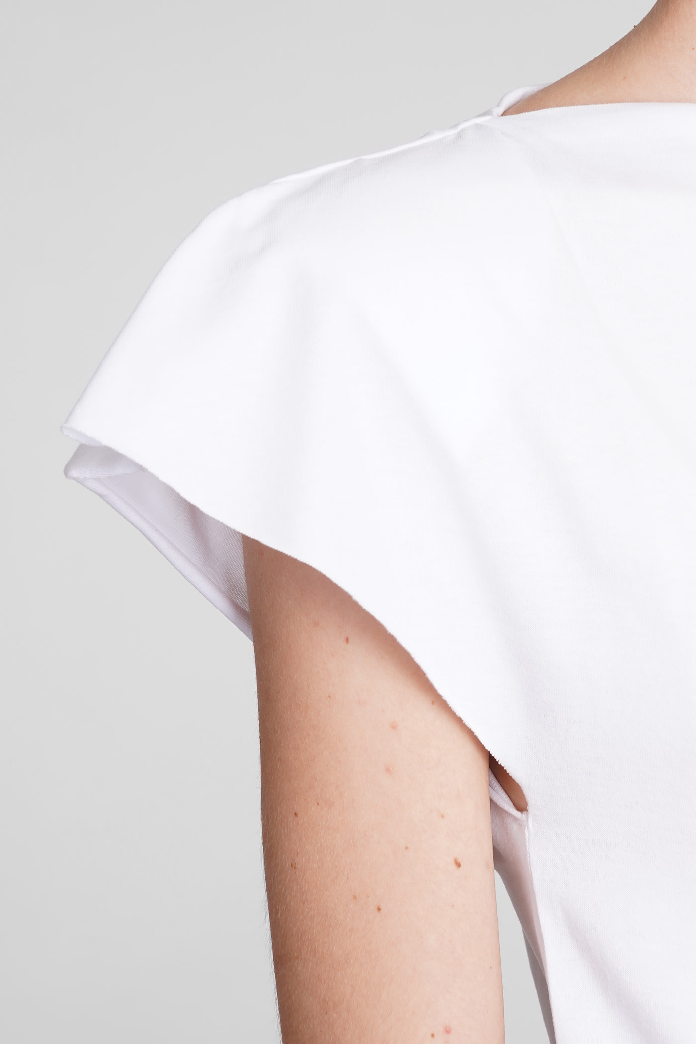 Shop Isabel Marant Sebani T-shirt In White Cotton