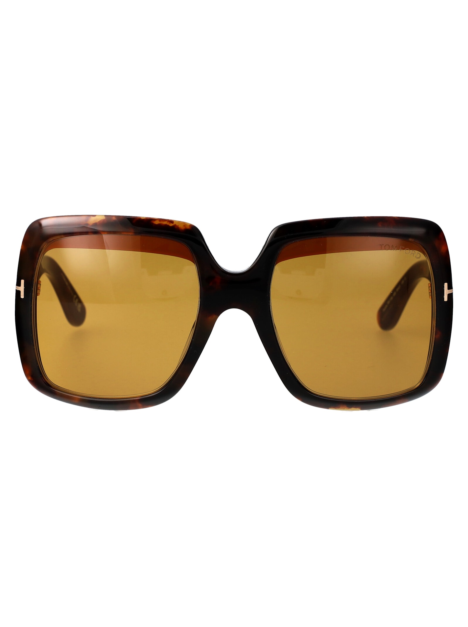 Tom Ford Eyewear Square-frame Sunglasses In 52e Havana