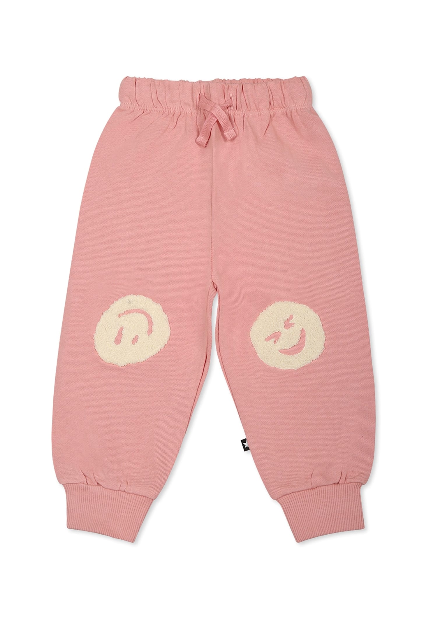 Molo Pink Trousers For Babykids With Smile In Pink