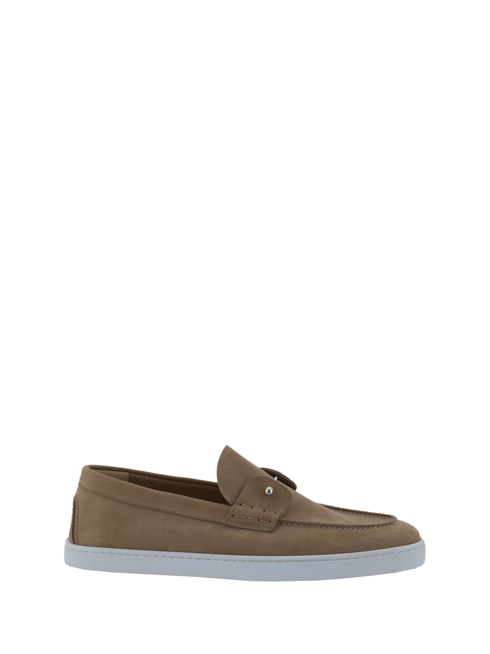 Shop Christian Louboutin Chambeliboat Loafers In Lionne