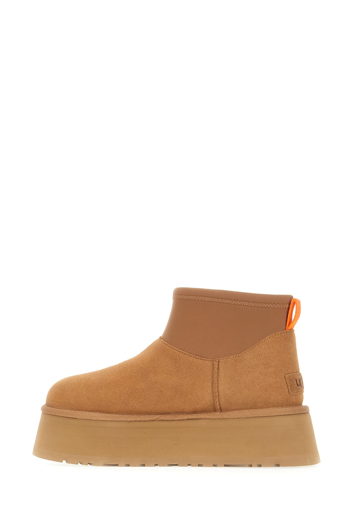 Ugg Biscuit Suede Classic Mini Dipper Ankle Boots In Brown