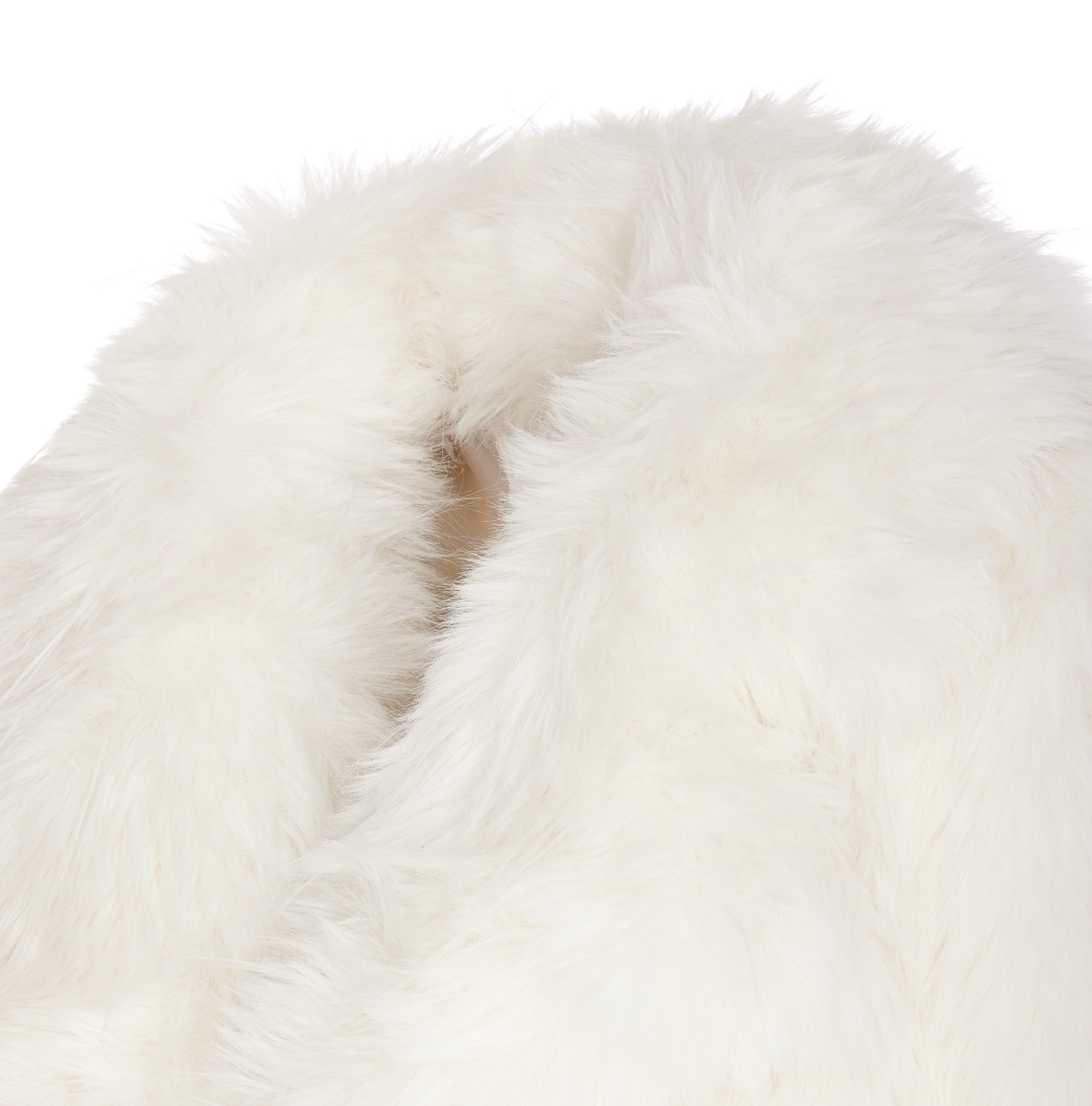 Shop Pinko Novaro Fake Fur Jacket In White