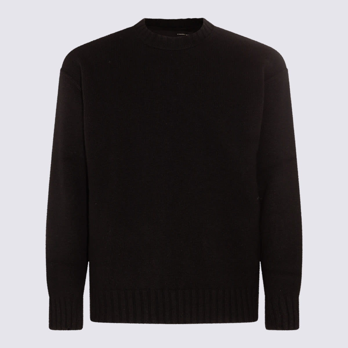 Black Cashmere And Wool Blend Sweater