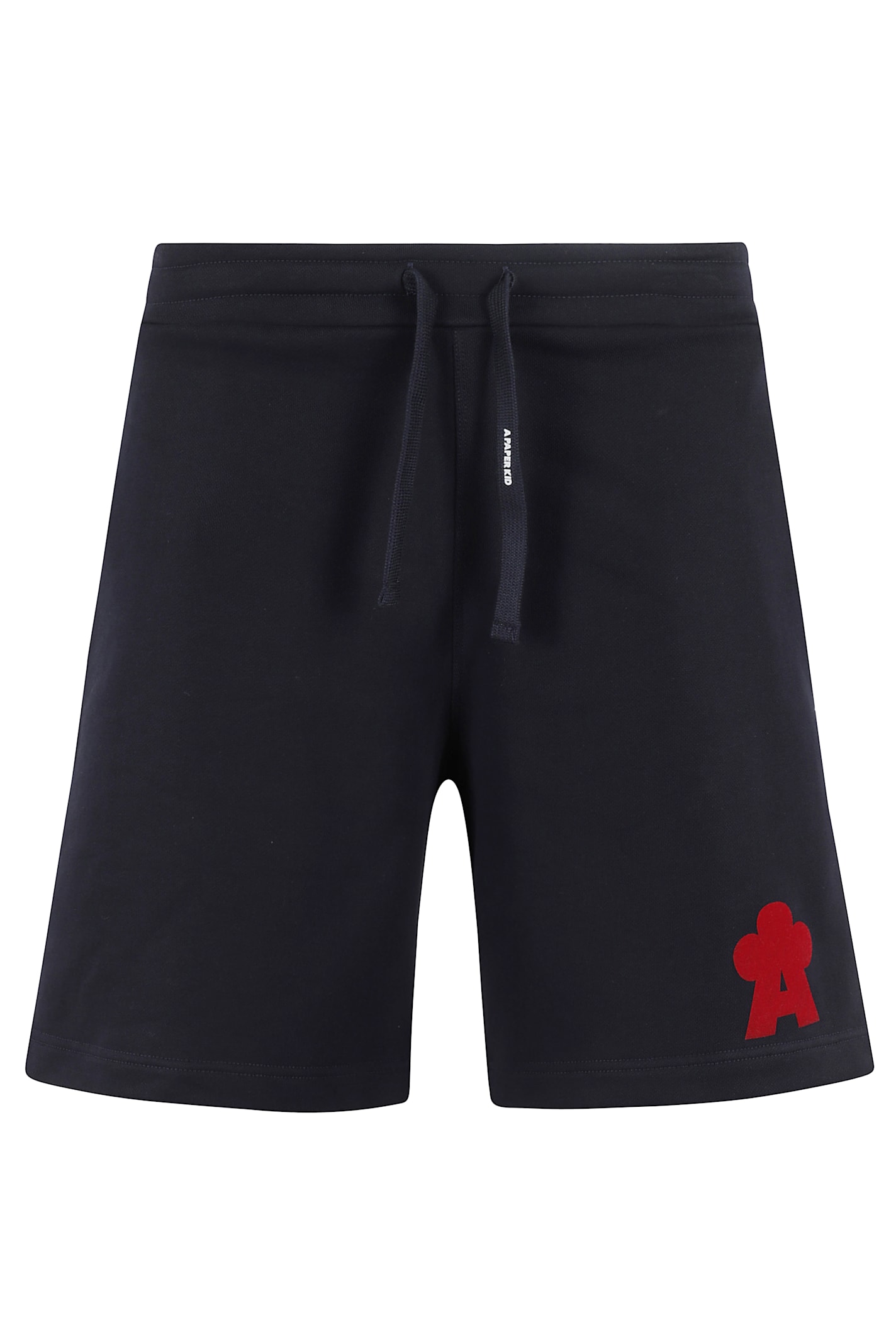 A Paper Kid Logo-print Track Shorts In Blu