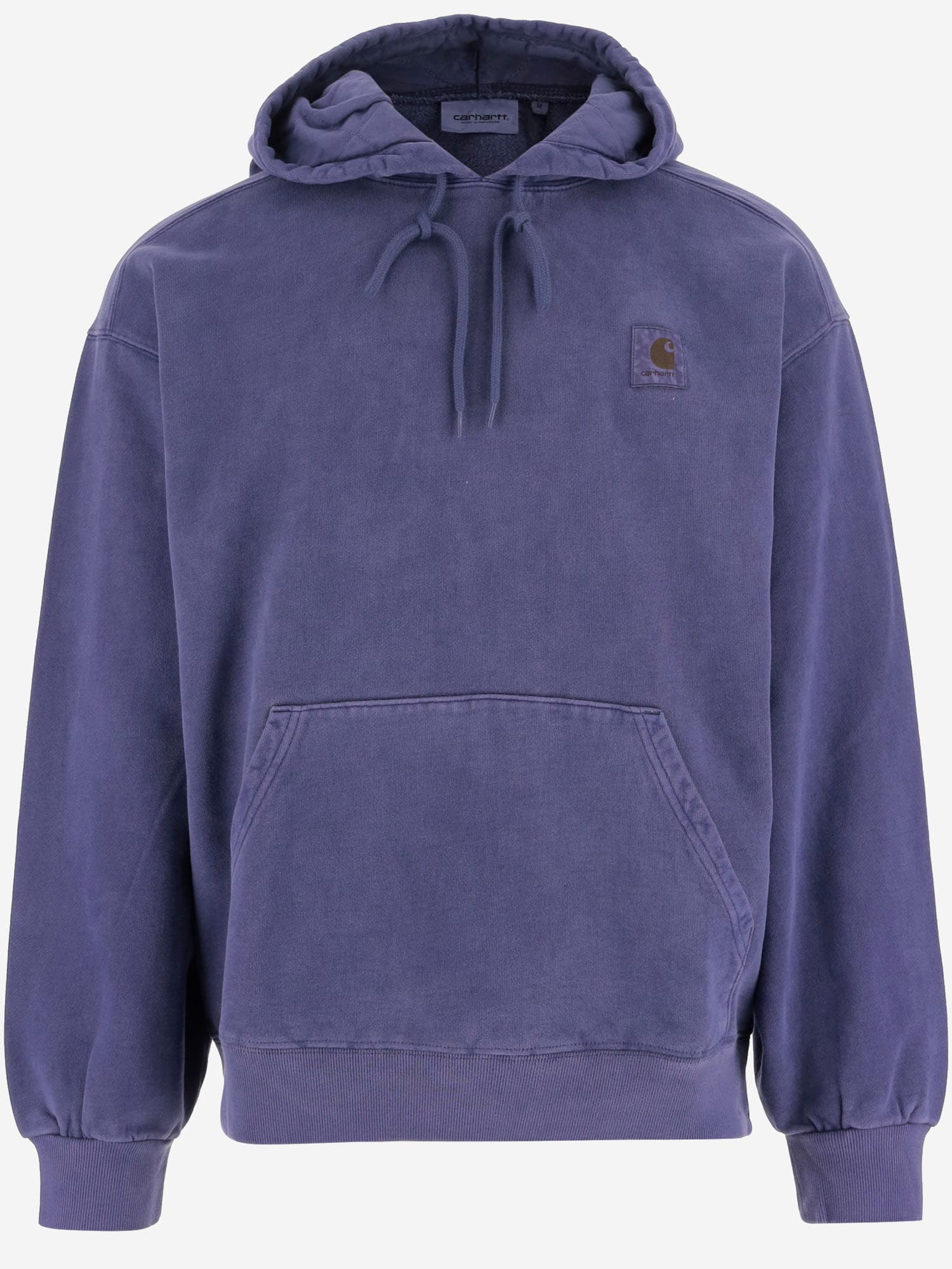 Shop Carhartt Cotton Jersey Sweatshirt With Logo In Purple