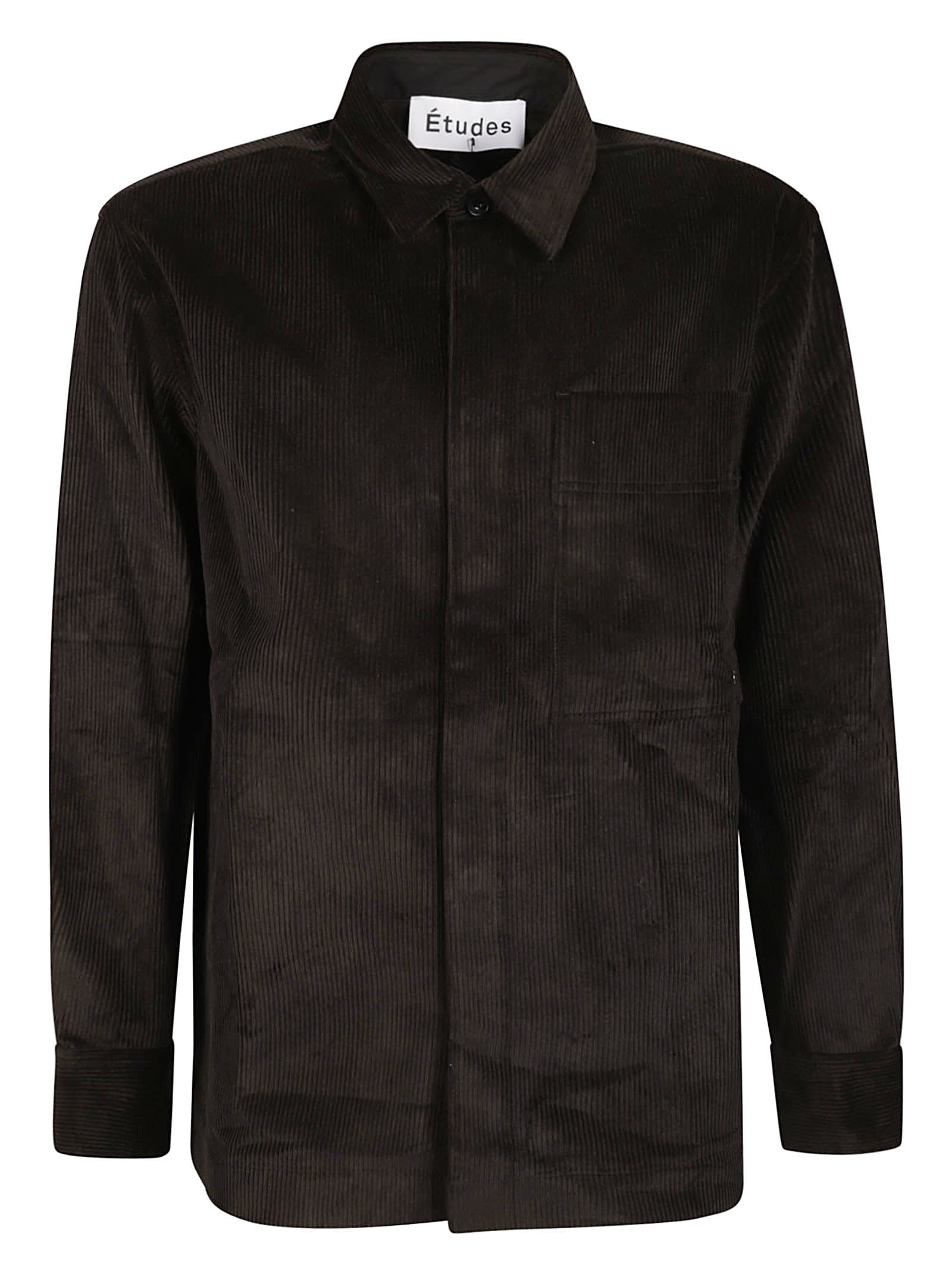 Etudes Studio Corduroy Shirt In Black