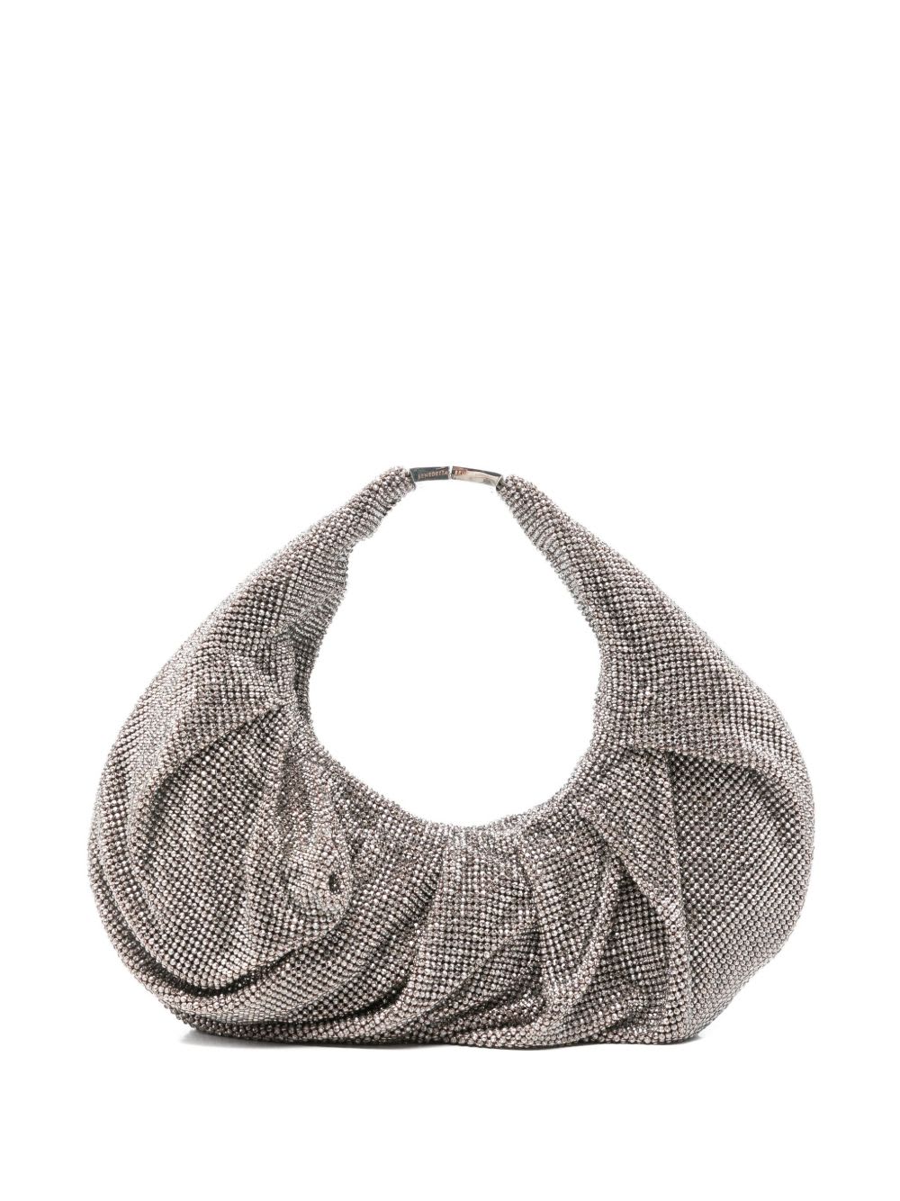 Benedetta Bruzziches Silk Tote Bag In Silver